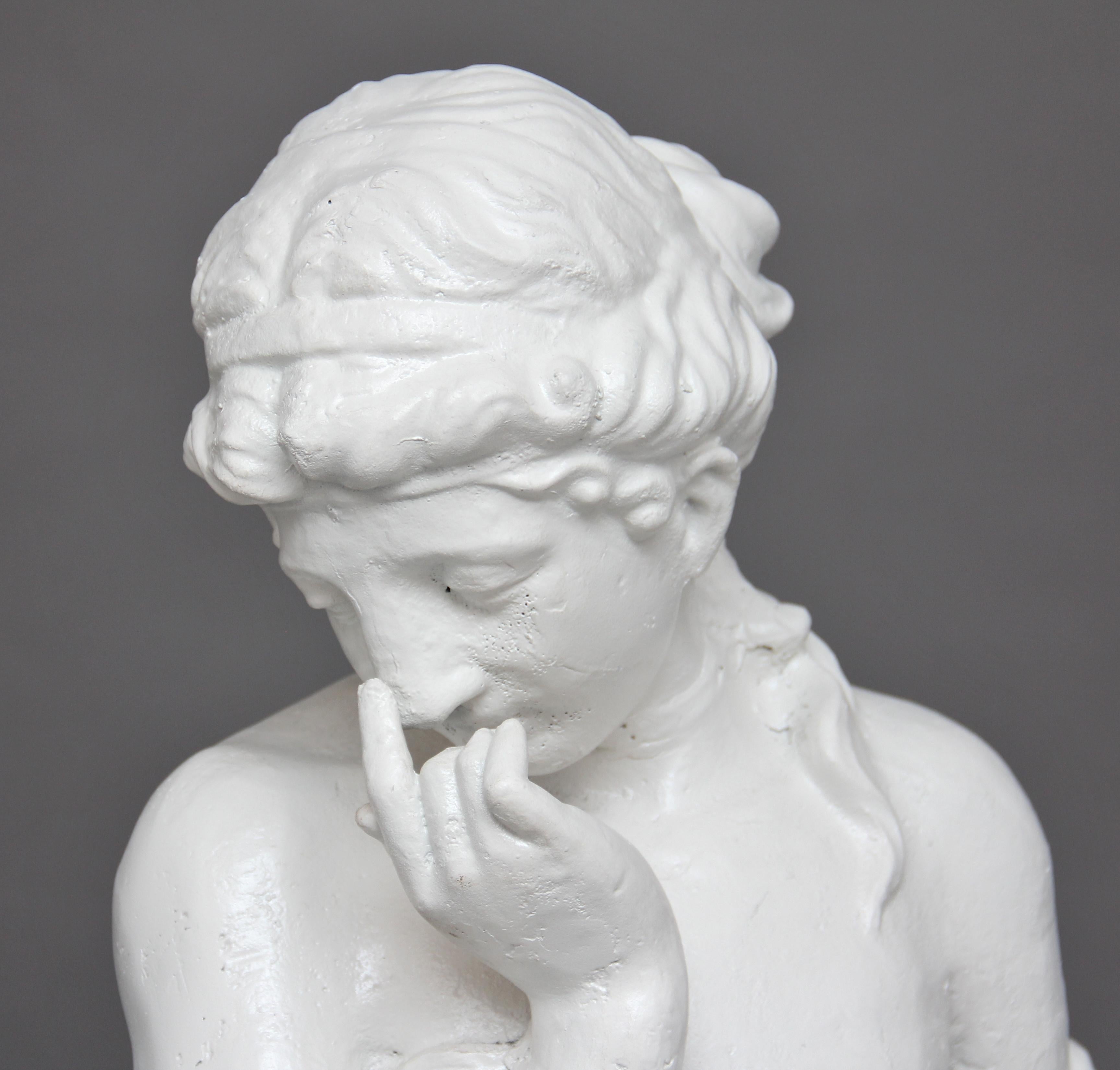 Statue en fonte grandeur nature du 19e siècle Bon état - En vente à Martlesham, GB