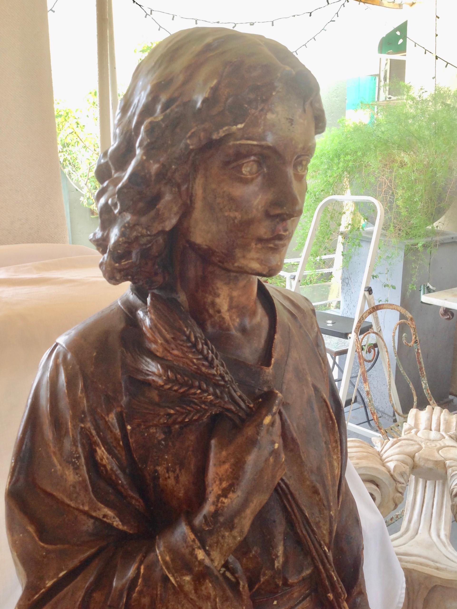 19th Century Life Size French Maquette Sculpture In Good Condition In West Palm Beach, FL