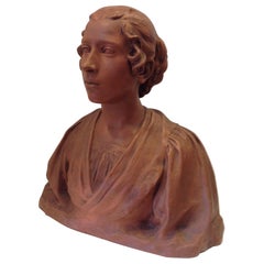 19th Century Life-Size Terracotta Bust