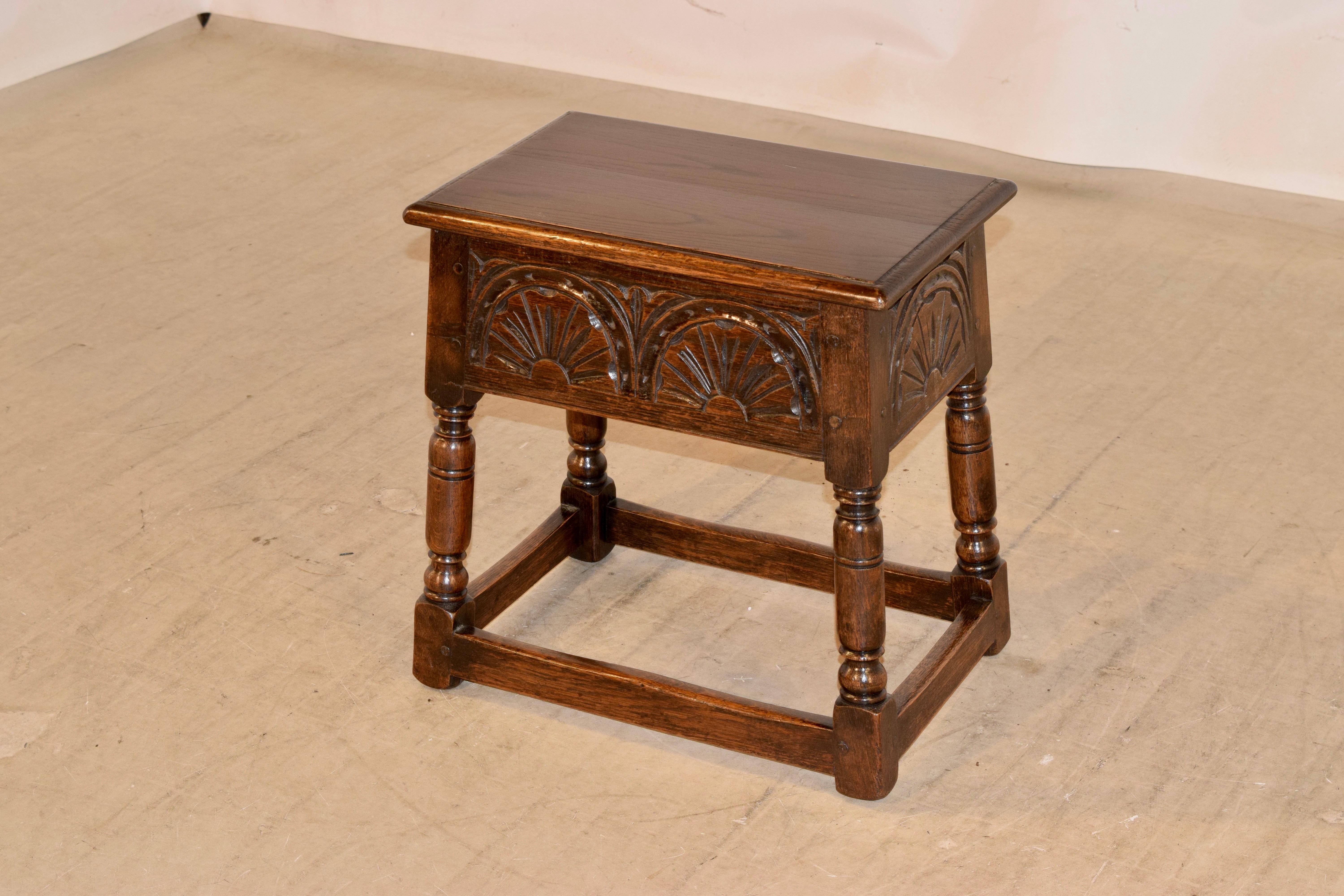 Victorian 19th Century Lift Top Stool For Sale