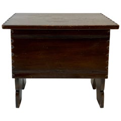 19th Century Lift Top Storage Box / Seat