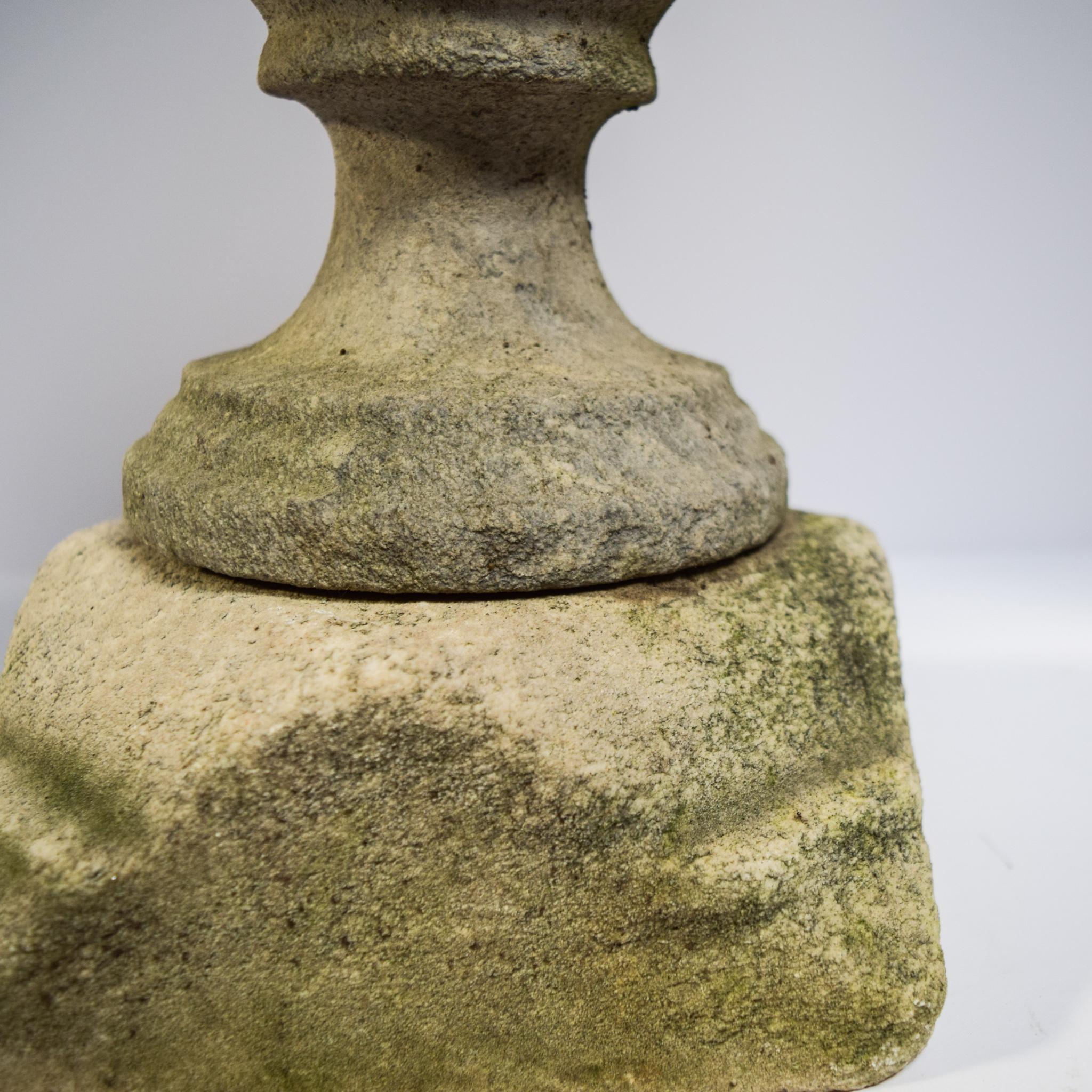 Carved 19th Century Limestone Finial