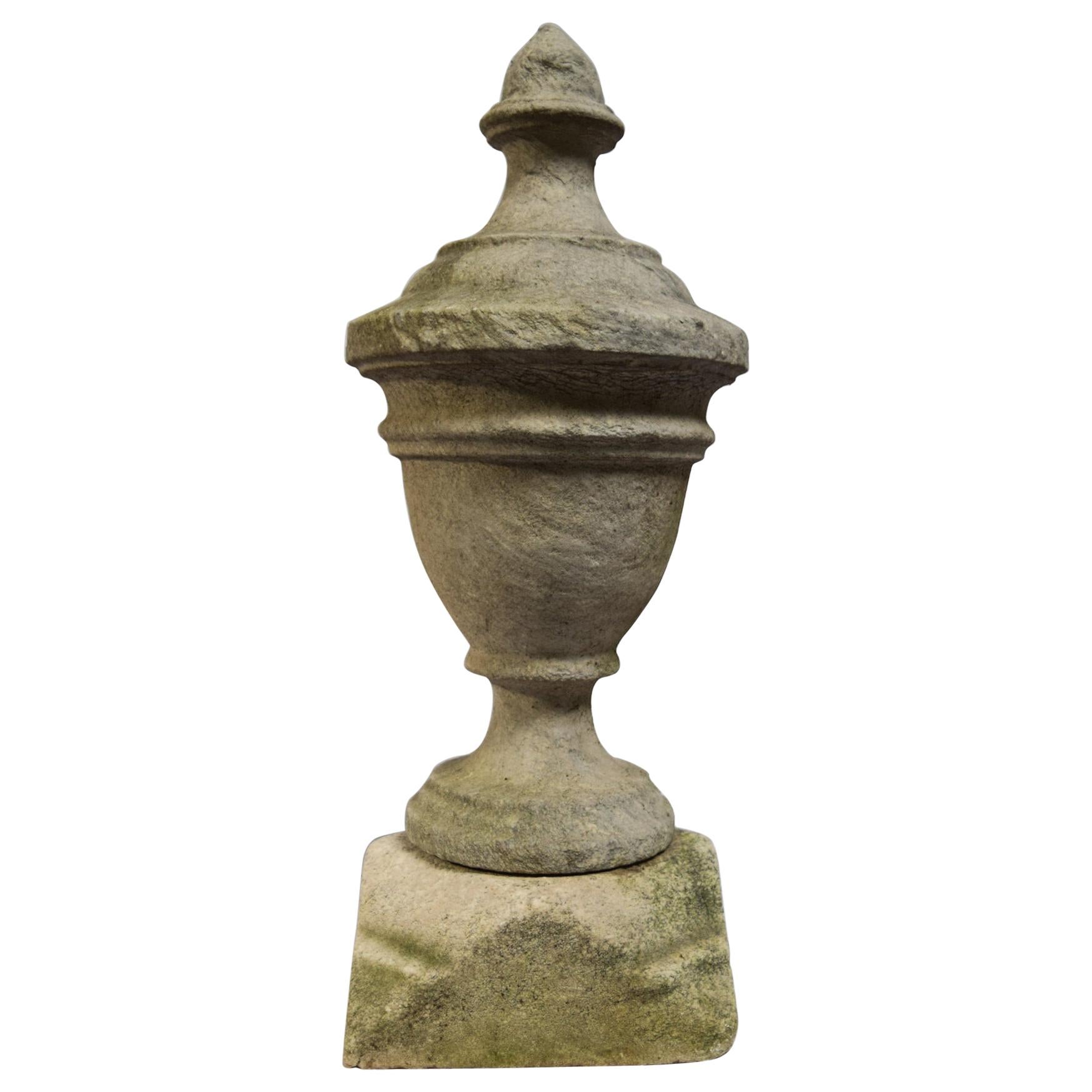 19th Century Limestone Finial