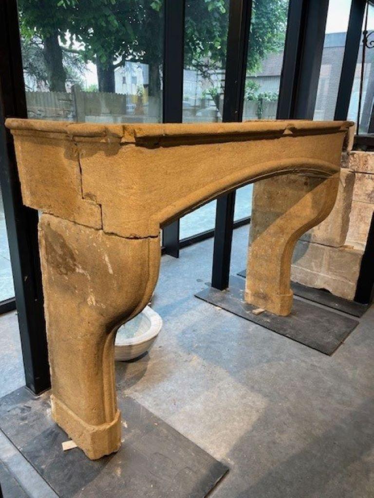Other 19th Century Limestone Fireplace For Sale