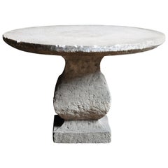 19th Century Limestone Garden Table