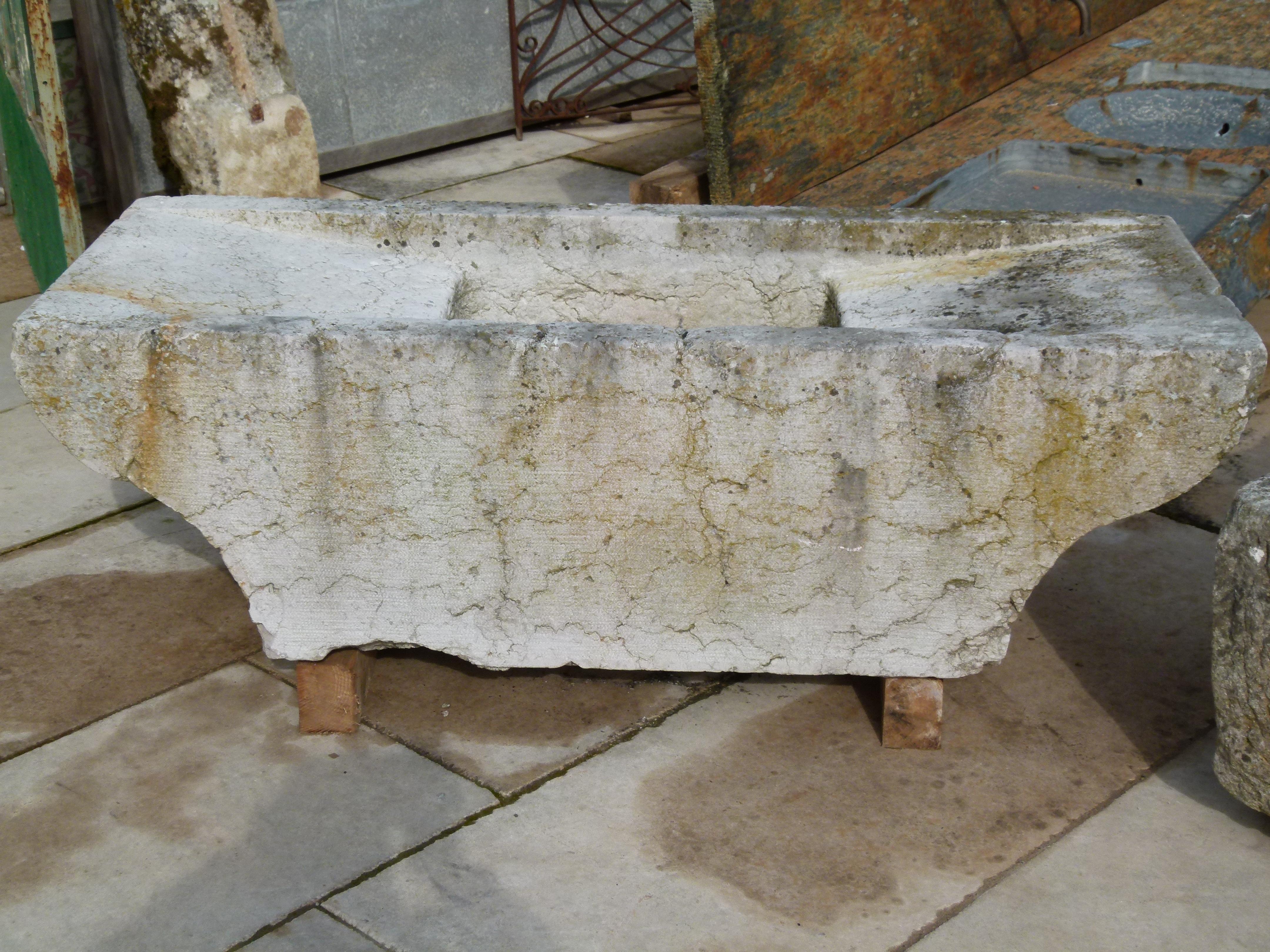 Napoleon III 19th Century Limestone Sink