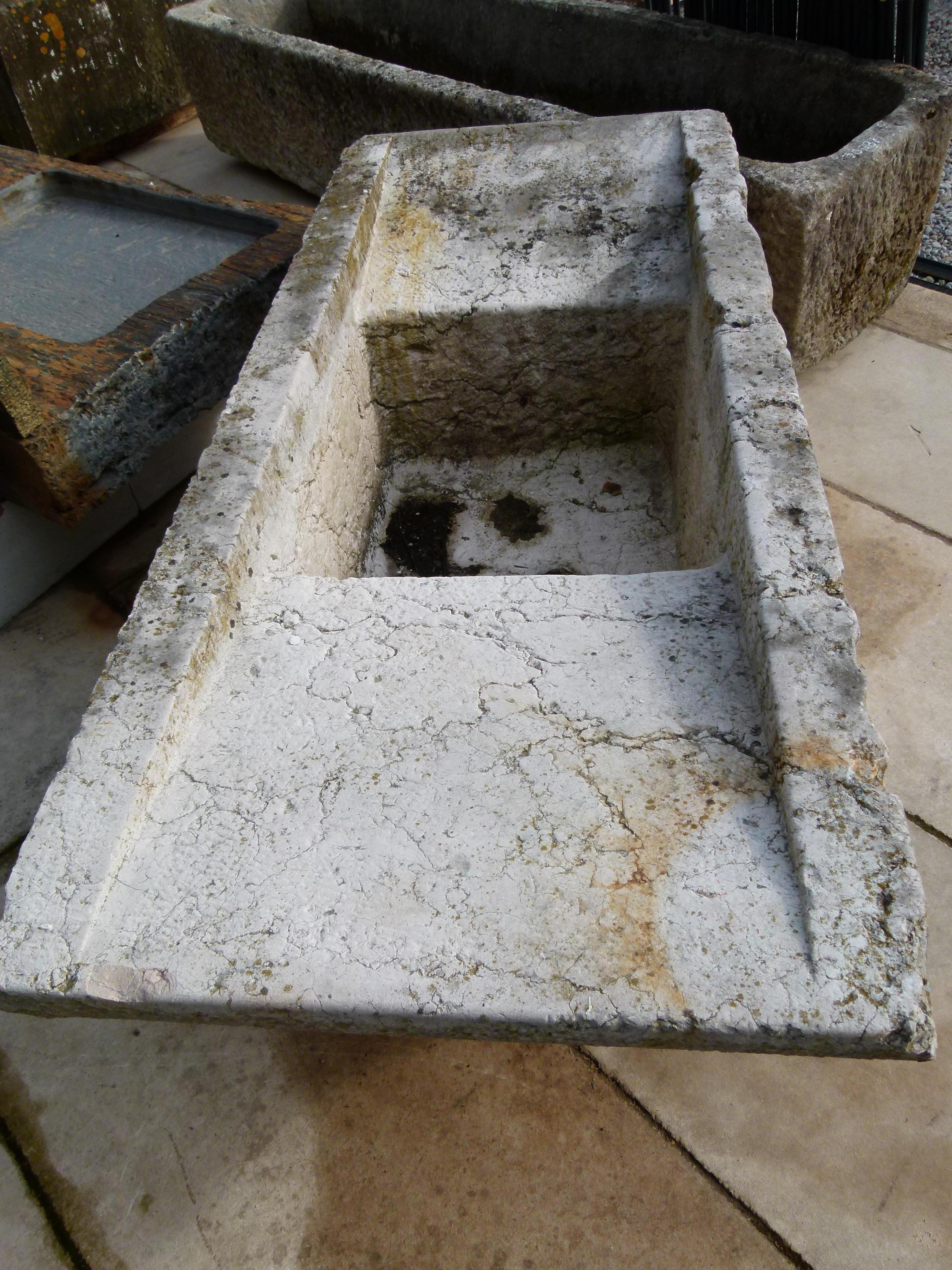 Spanish 19th Century Limestone Sink