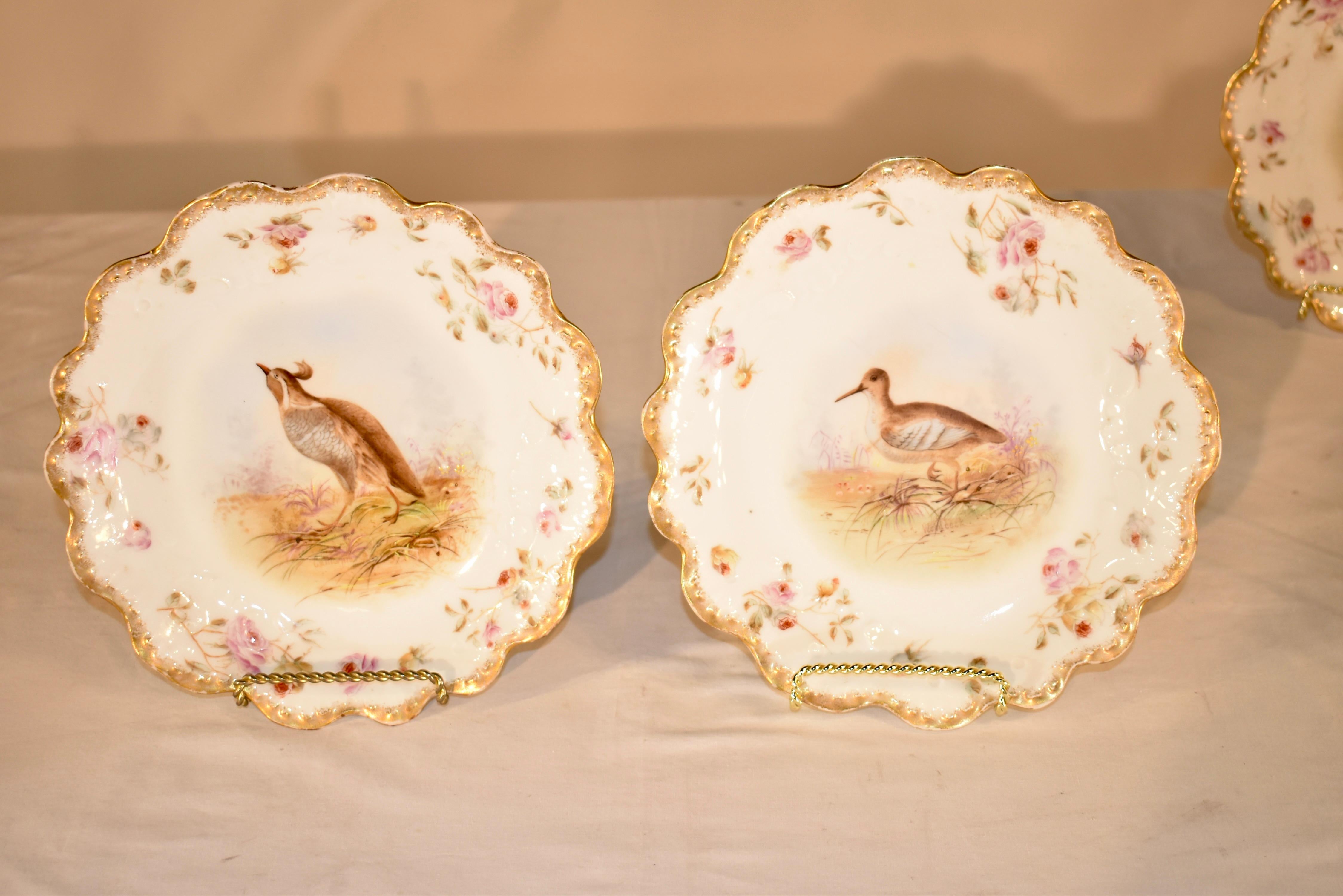 19th Century Limoges Game Bird Set For Sale 7