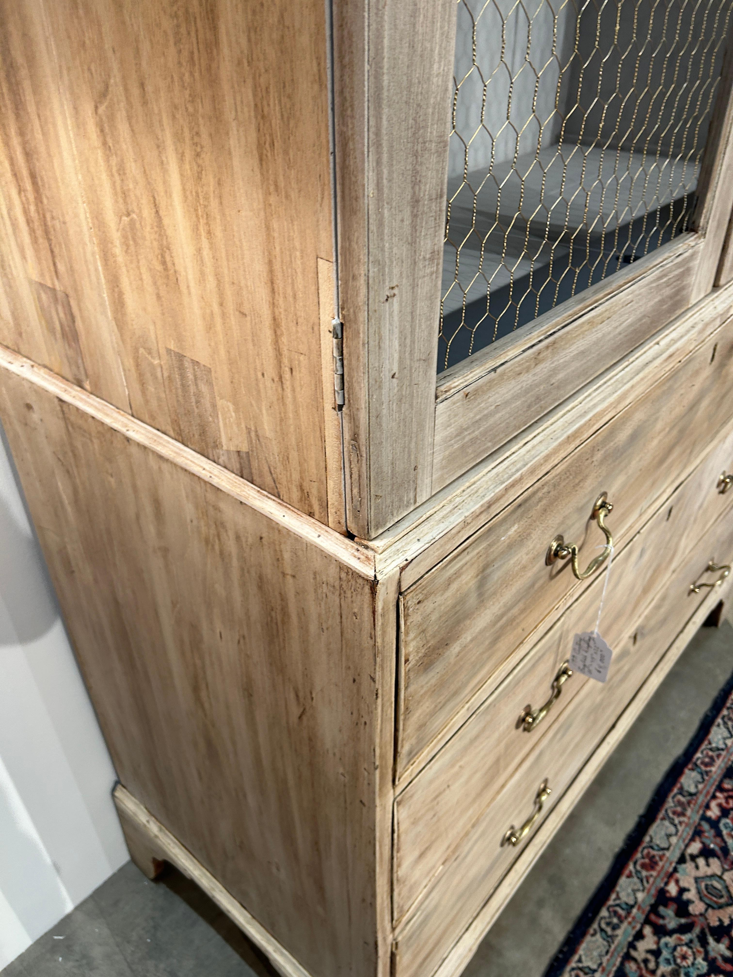 19th Century Mule Chest with Bookcase For Sale 2