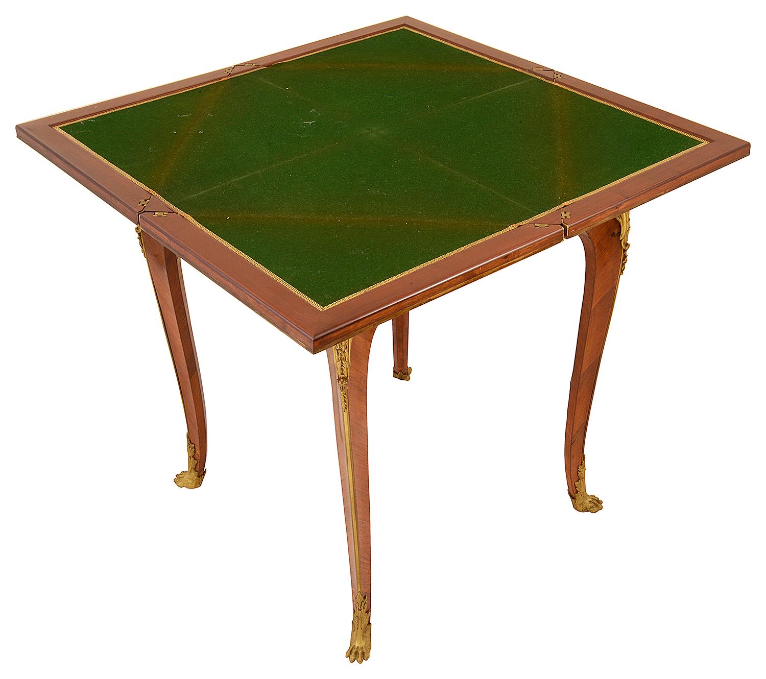 Louis XVI 19th Century Linke Inlaid Card Table For Sale