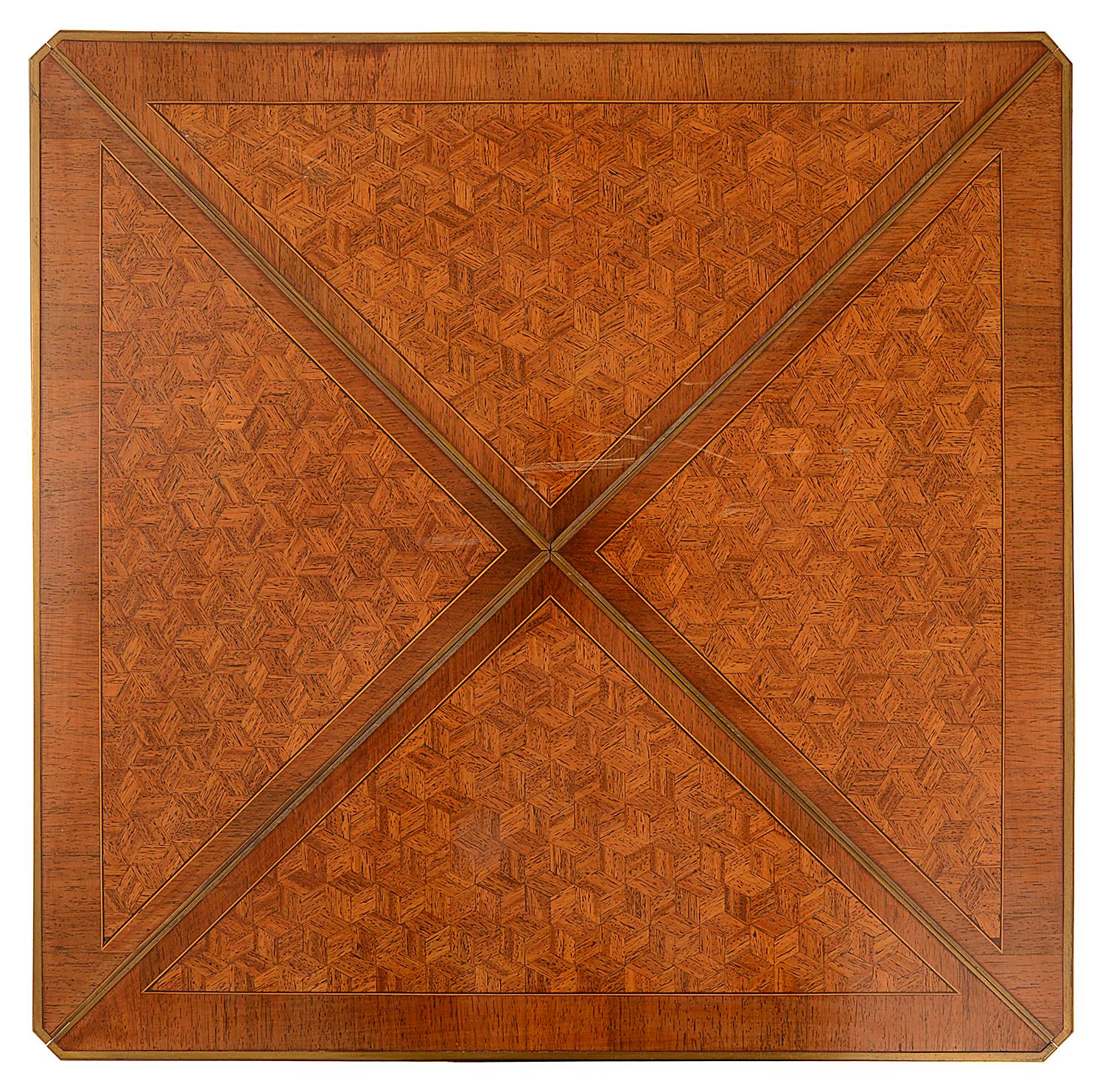 French 19th Century Linke Inlaid Card Table For Sale