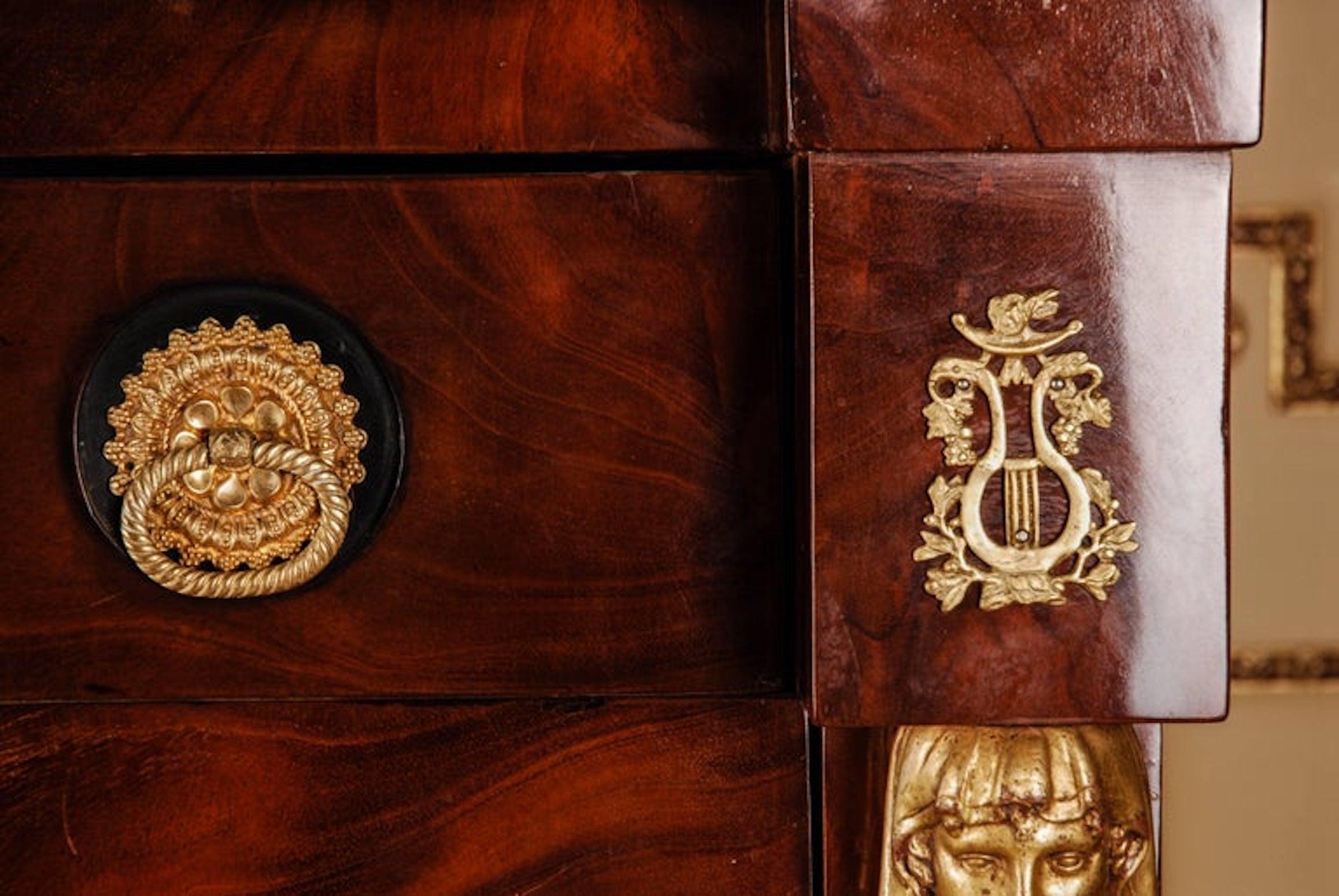 19th Century Lion Secretary Empire Berlin For Sale 3