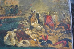 19th Century Lithographed Box and Painted Decoration Orientalist