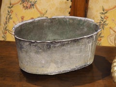 Französische Jardiniere aus geflochtenem Messing des 19. Jahrhunderts mit Löwen und Pfotenfüßen