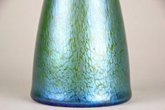19. Jahrhundert Loetz Glass Vase Kreta Papillon von Koloman Moser, CZ um 1899