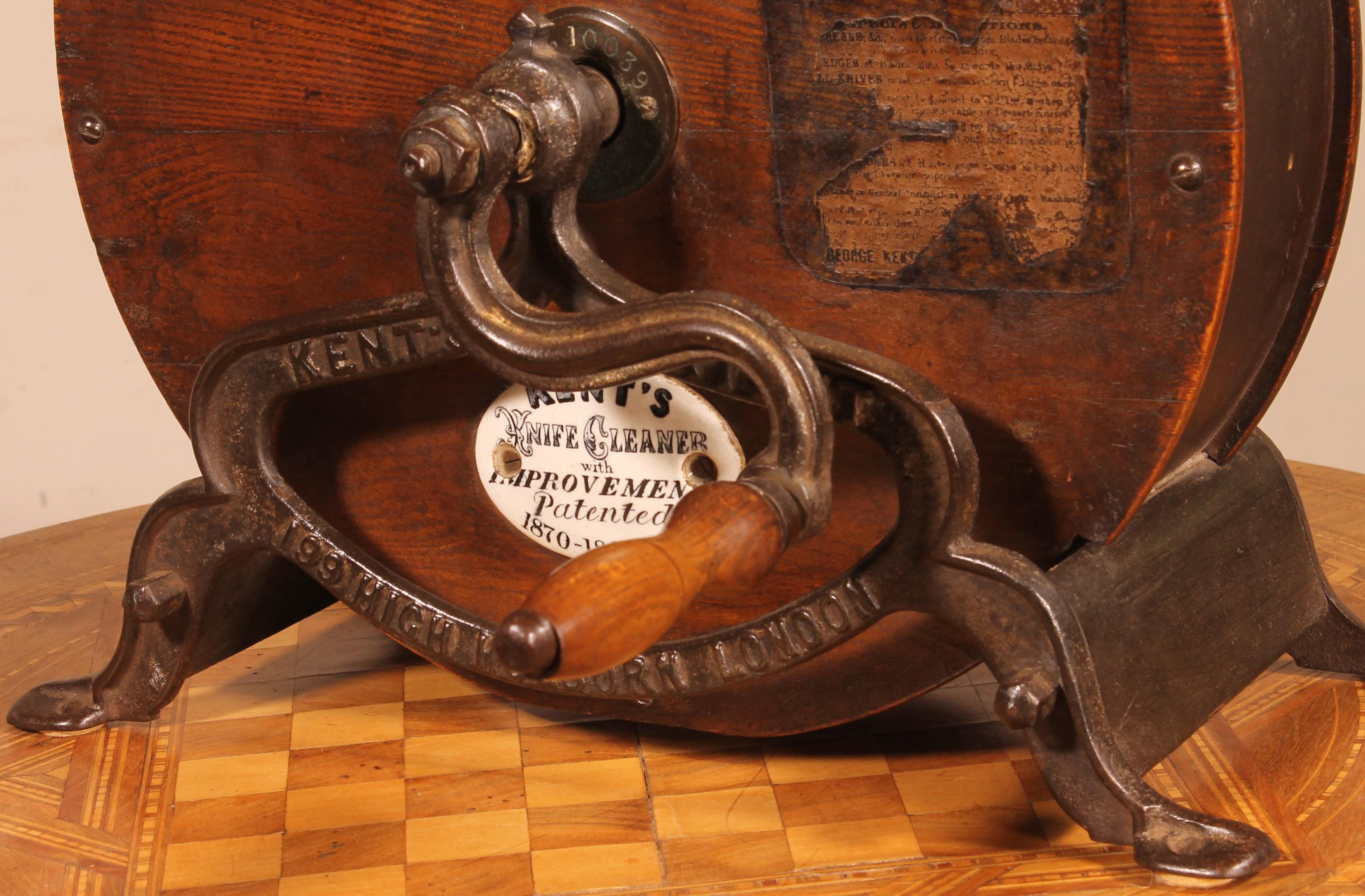 19th Century London Knife Sharpener and Cleaner For Sale at 1stDibs