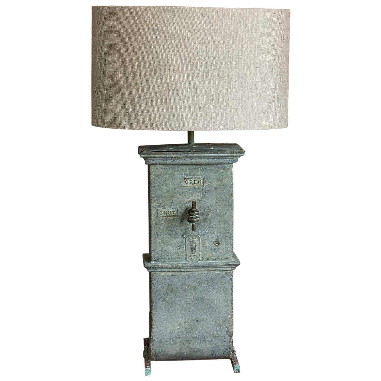 19th Century London Makers Air Vent Table Lamp