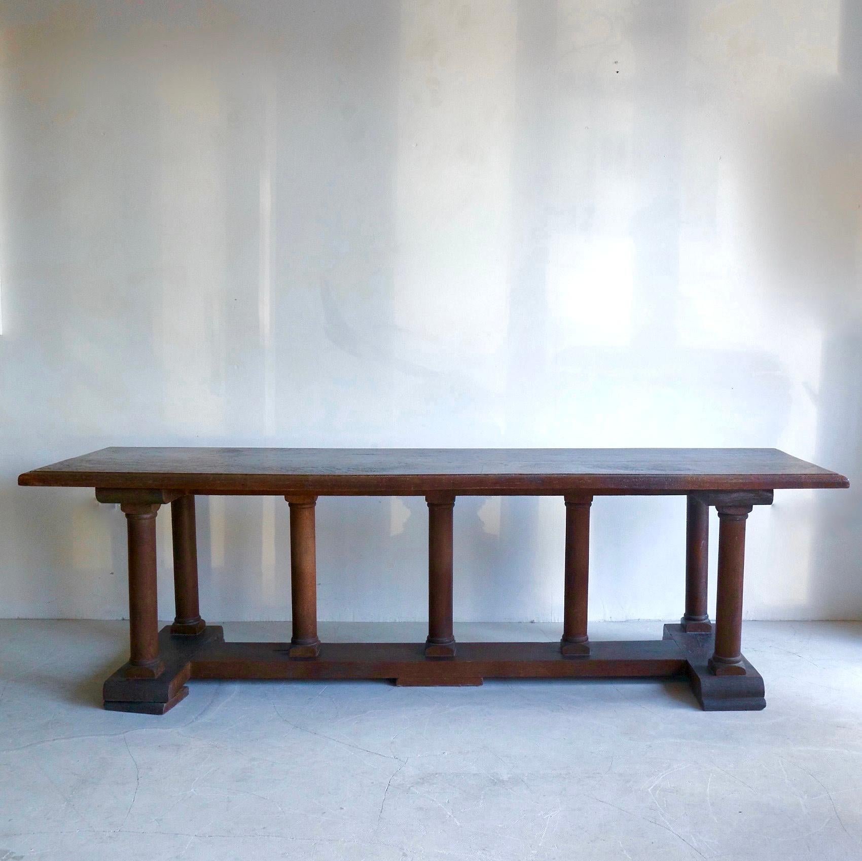 19th Century Long Architectural Table For Sale 1