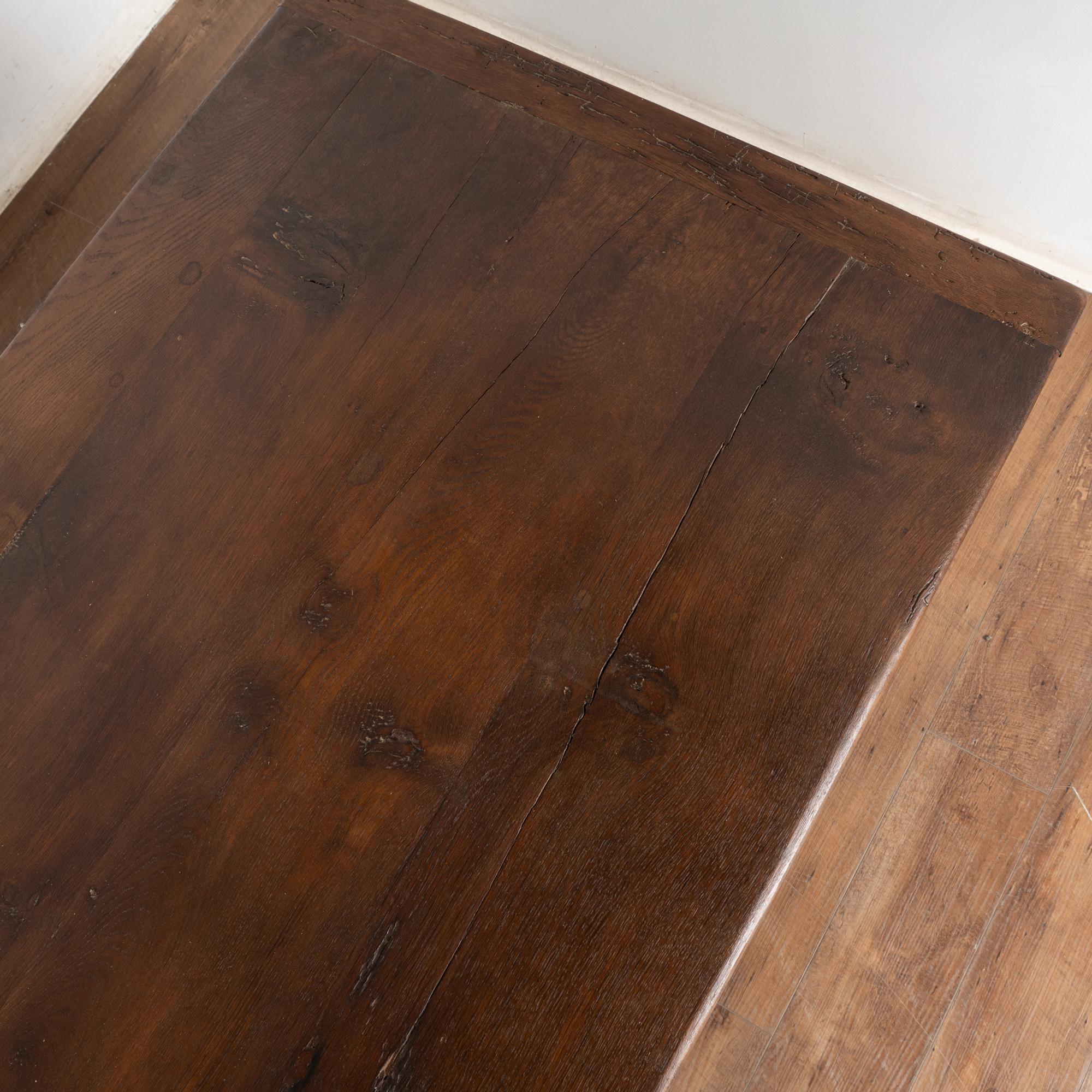 19th Century Long French Oak Refectory Library Table For Sale 6