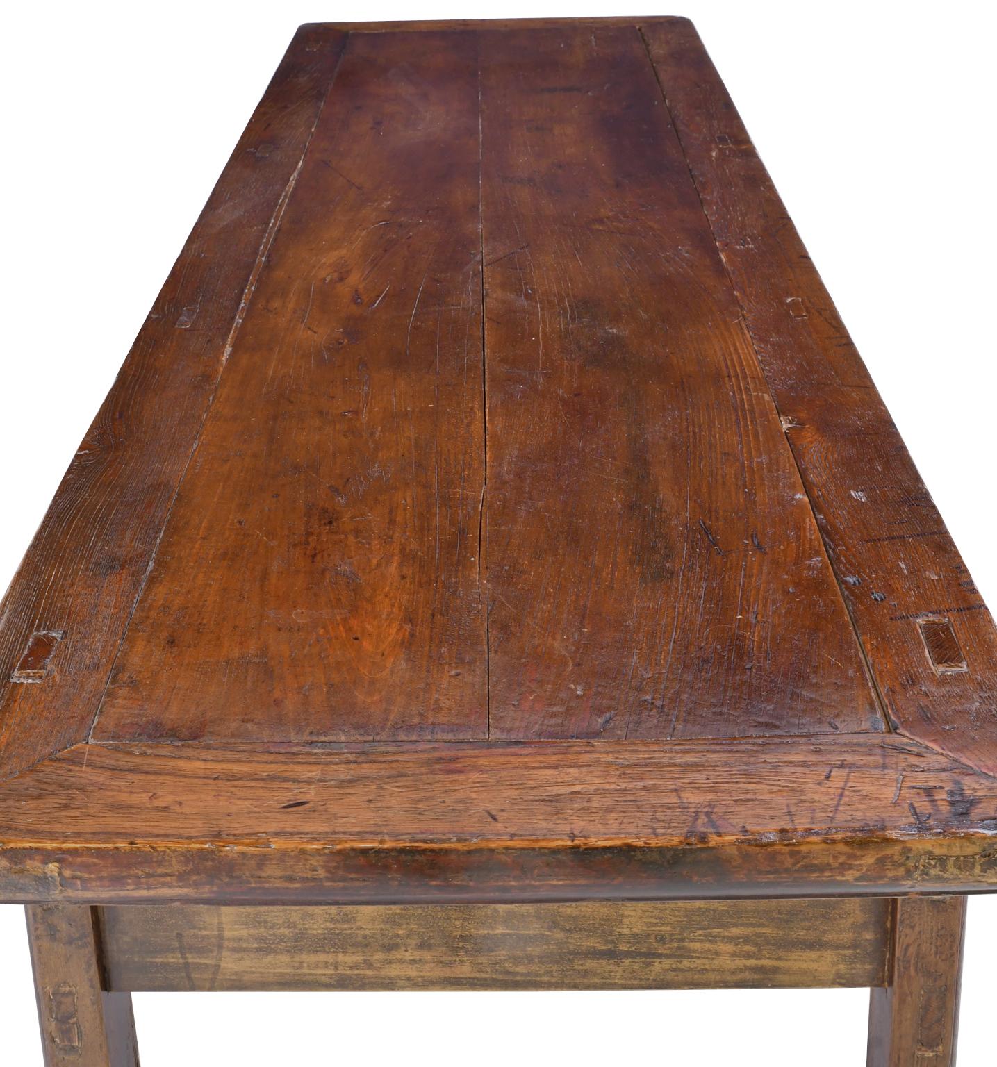 19th Century Long Qing Chinese Altar Table in Elm 3