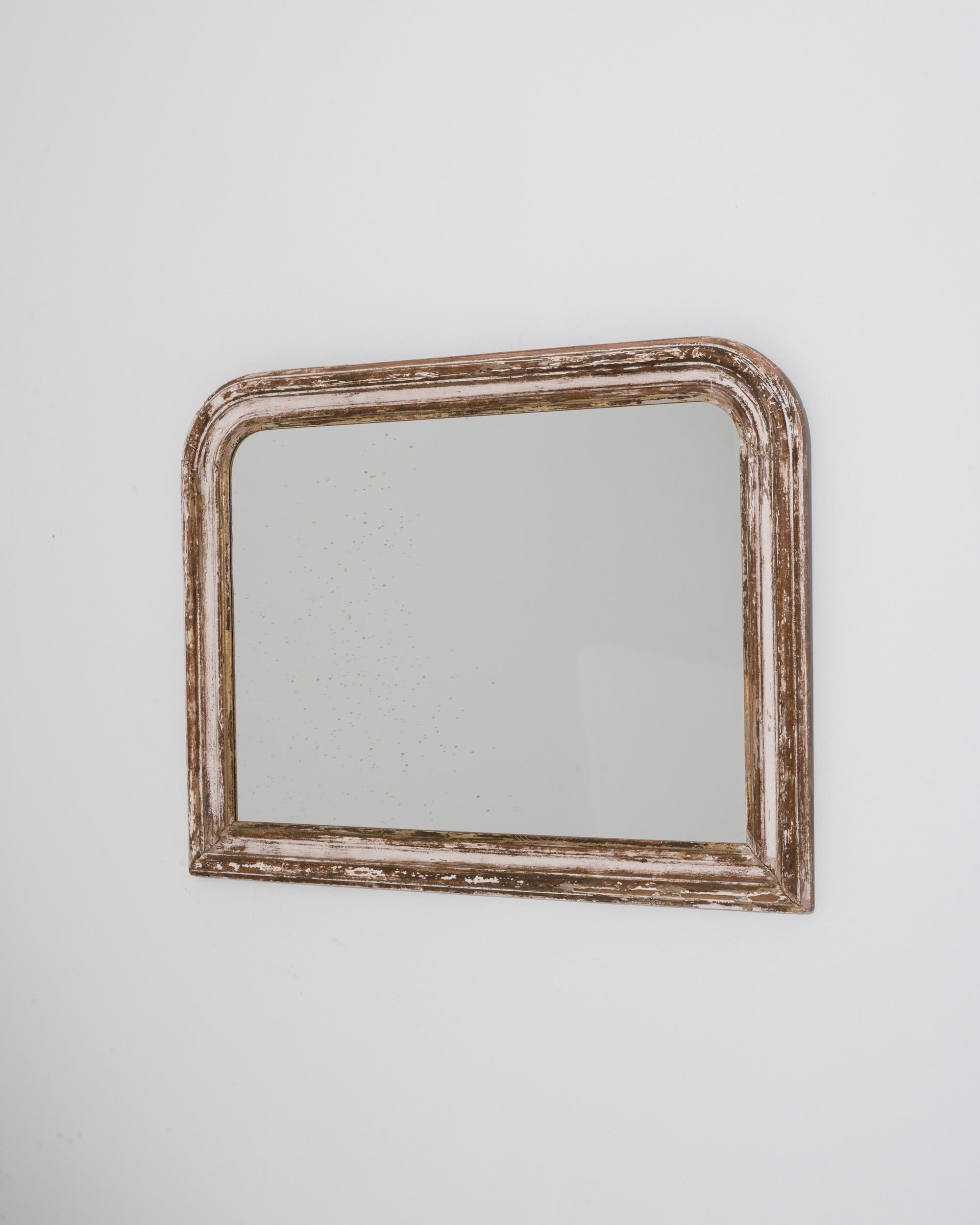 19th Century Louis Philippe Arched Mirror  In Good Condition In High Point, NC