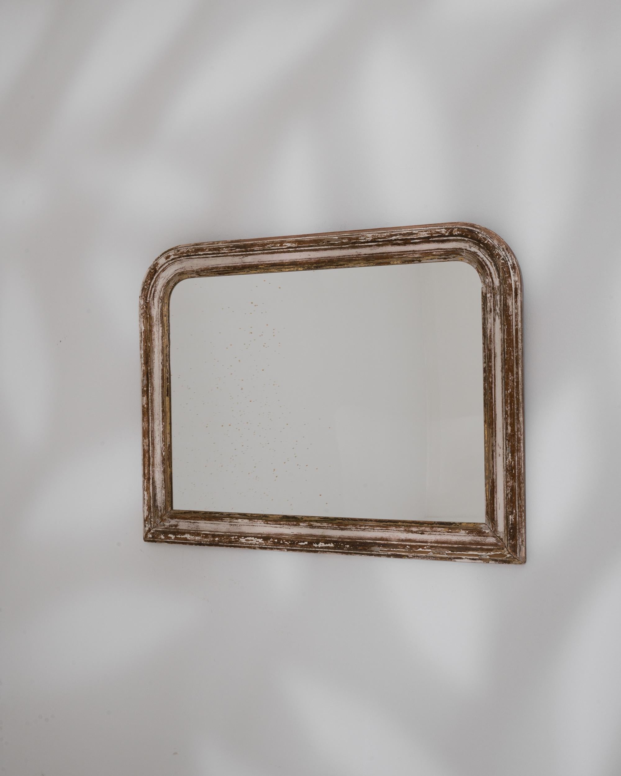 19th Century Louis Philippe Arched Mirror  3