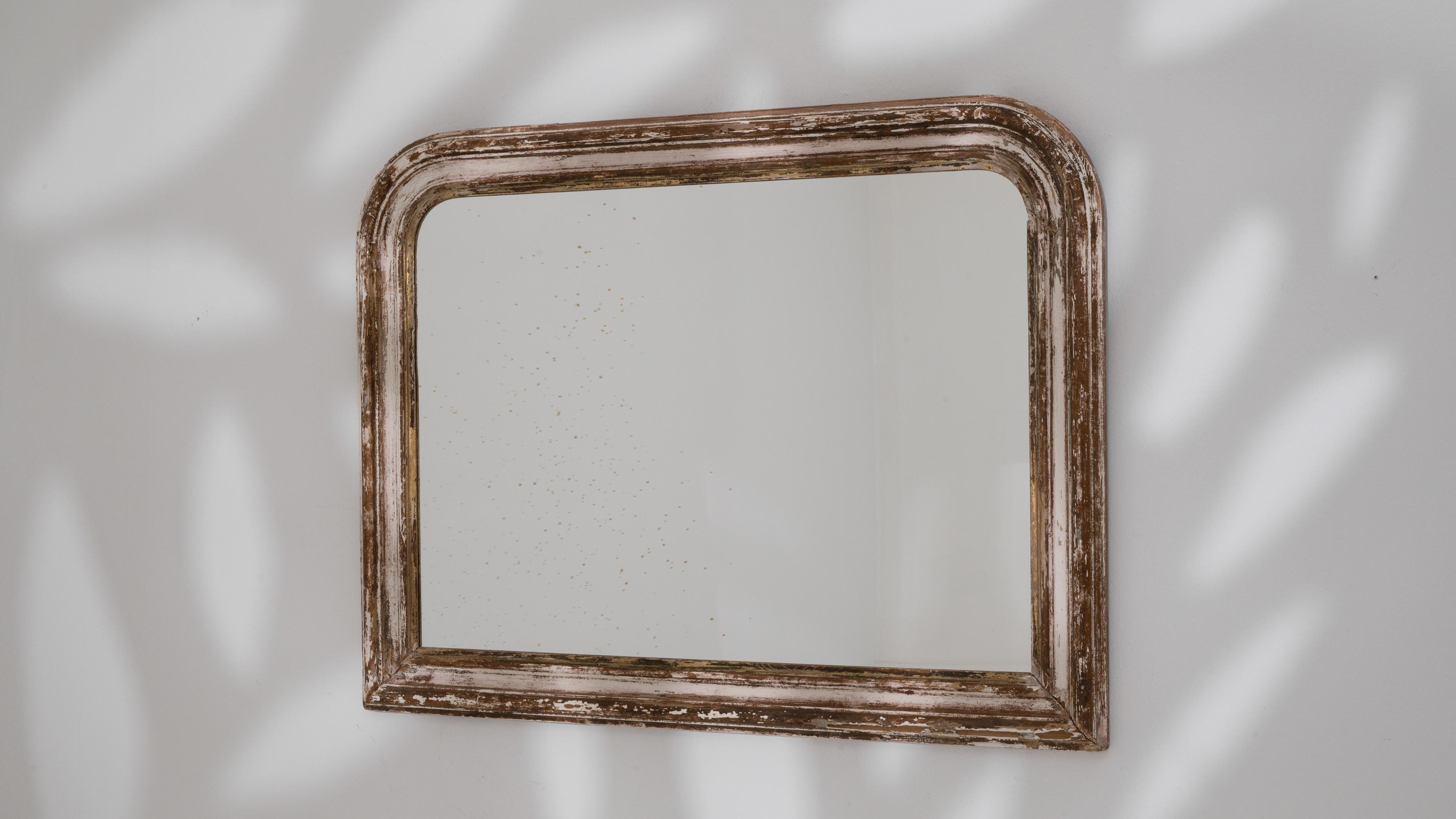 19th Century Louis Philippe Arched Mirror  4
