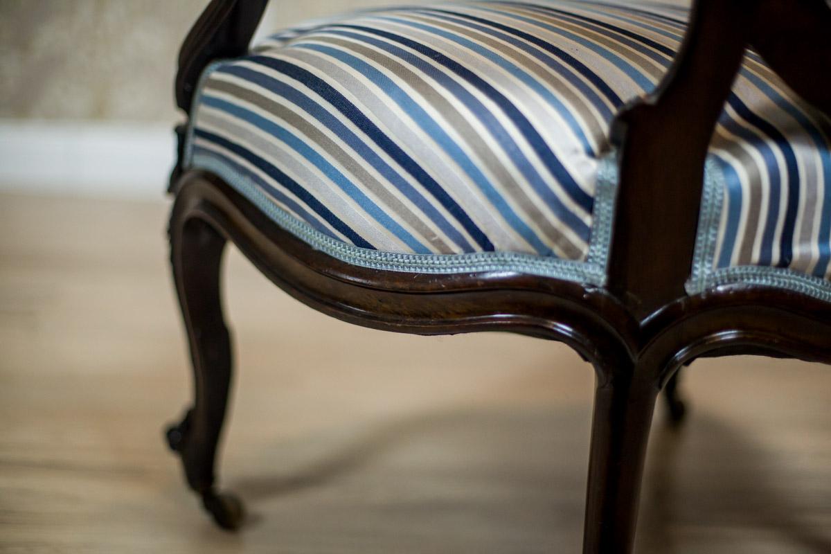 Mahagoni-Sessel im Louis-Philippe-Stil aus dem 19. Jahrhundert im Angebot 4