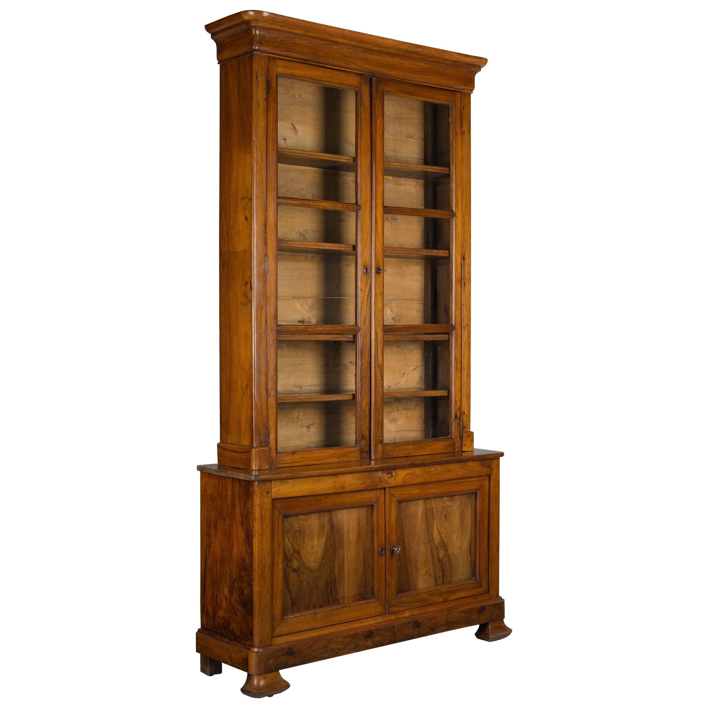 19th Century Louis Philippe Bibliotheque or Bookcase