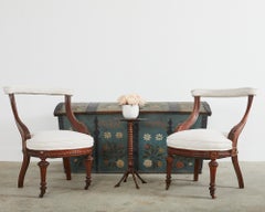 19th Century Louis Philippe Bobbin Turned Tripod Drink Table
