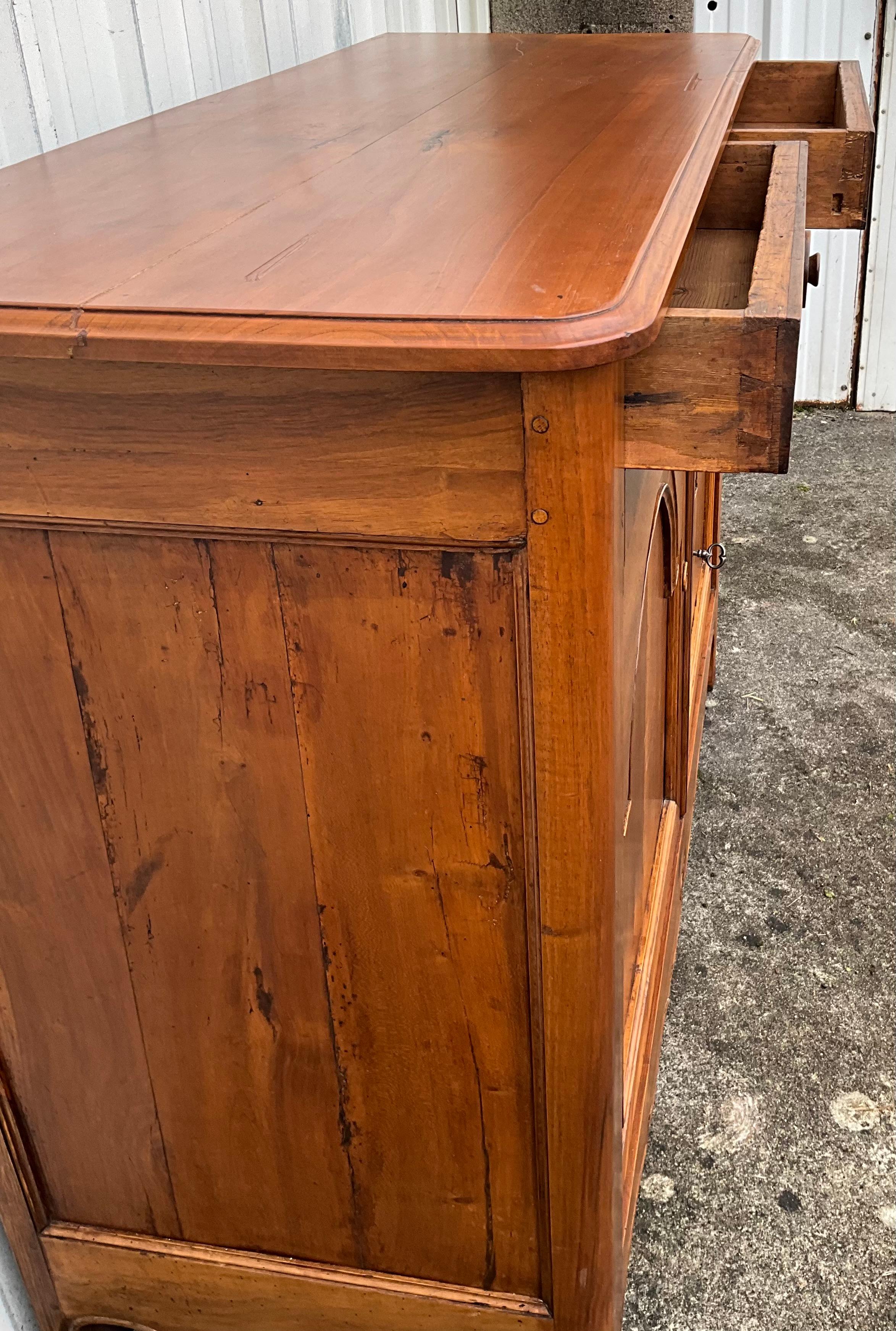 Hand-Crafted 19th Century Louis Philippe Buffet For Sale