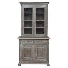 19th Century Louis Philippe Cerused Oak Bookcase