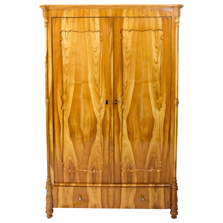 19th Century Louis Philippe Cherry Wardrobe At 1stdibs