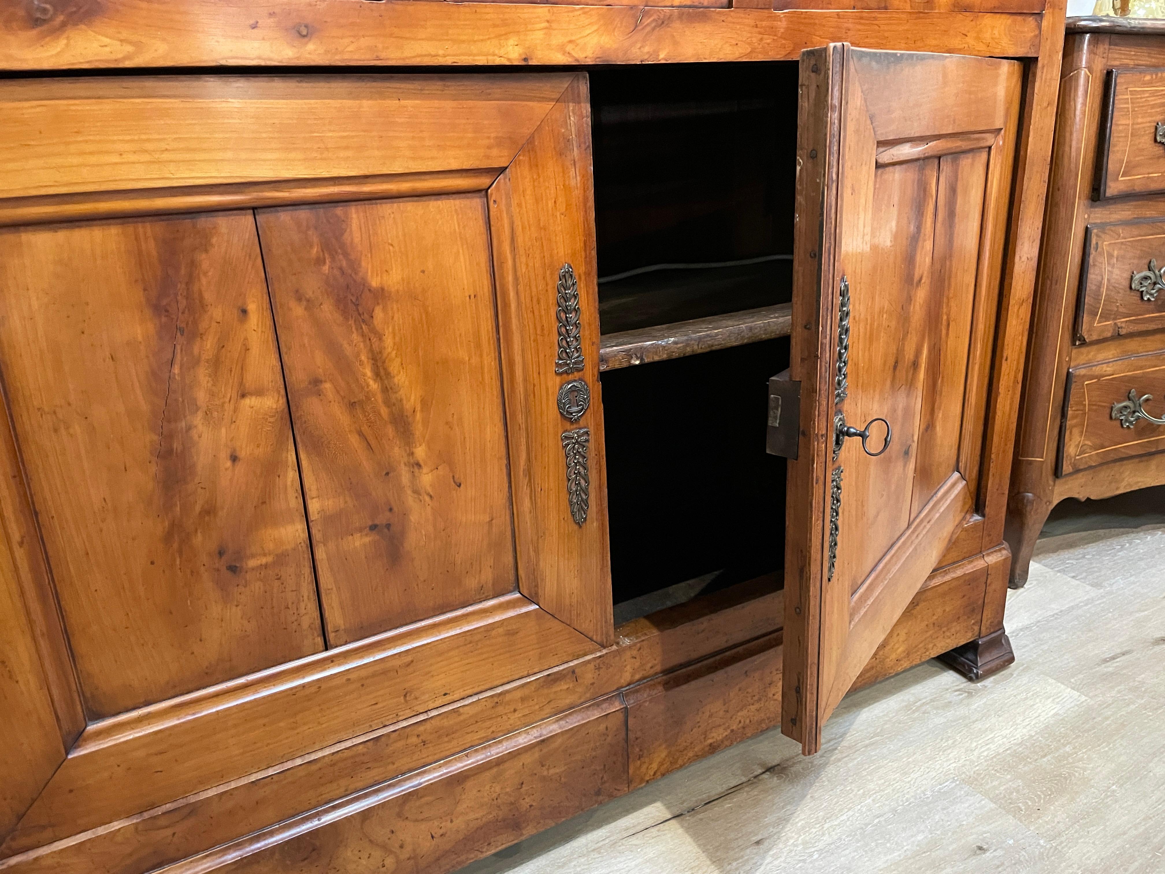 19th Century Louis Philippe Cherry Wood Armoire 8