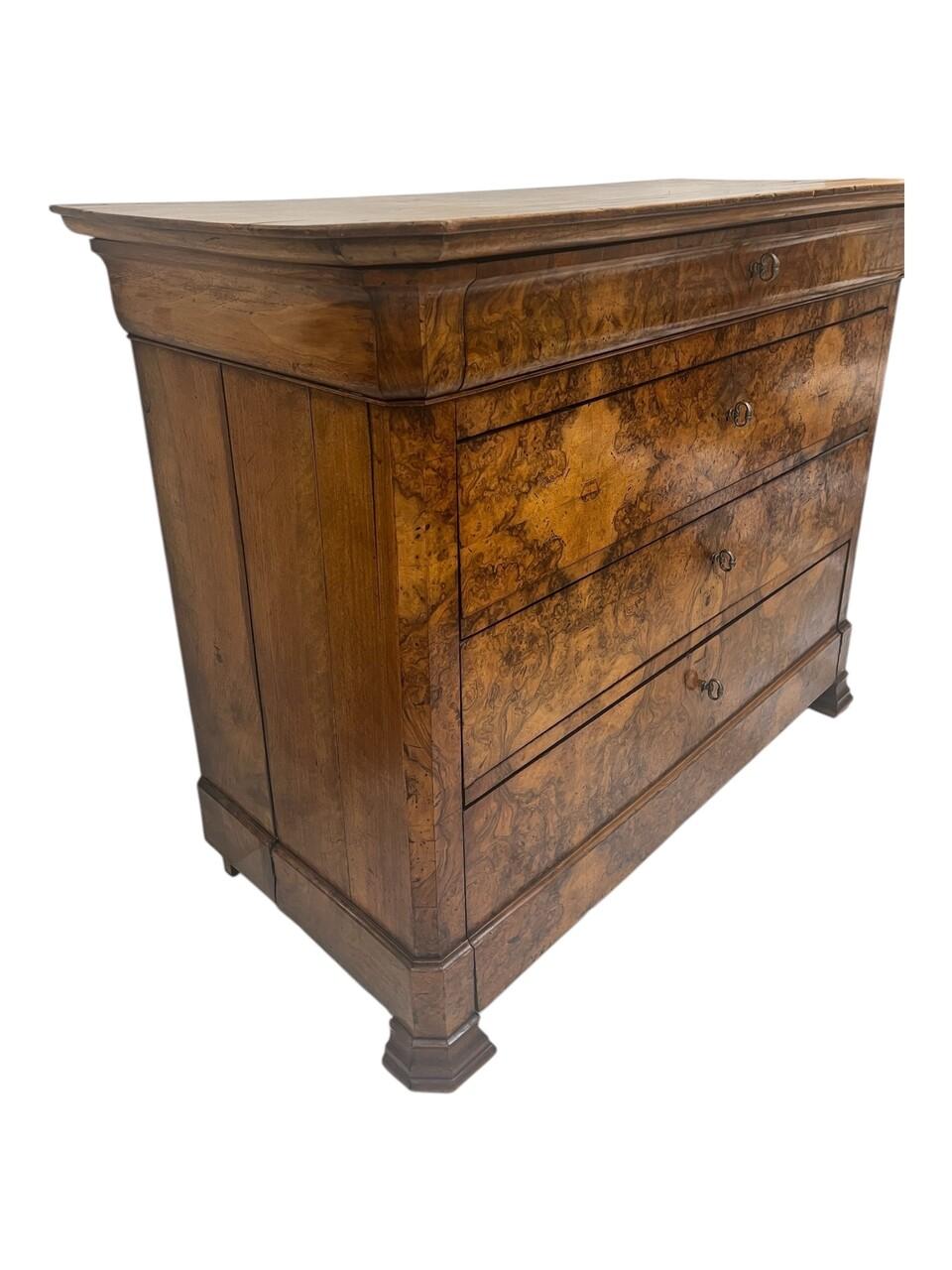 French 19th Century Louis Philippe Chest Commode For Sale