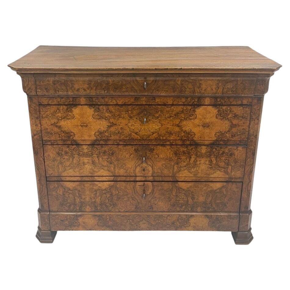 19th Century Louis Philippe Chest Commode For Sale