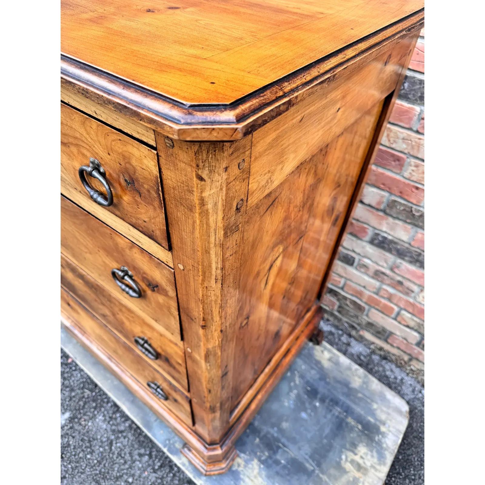 Legno massiccio Cassapanca Louis Philippe del XIX secolo in vendita