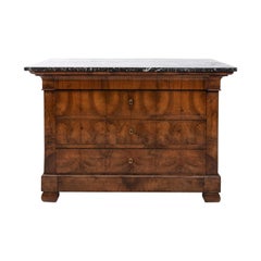 19th Century Louis Philippe Commode with Original Stone Top