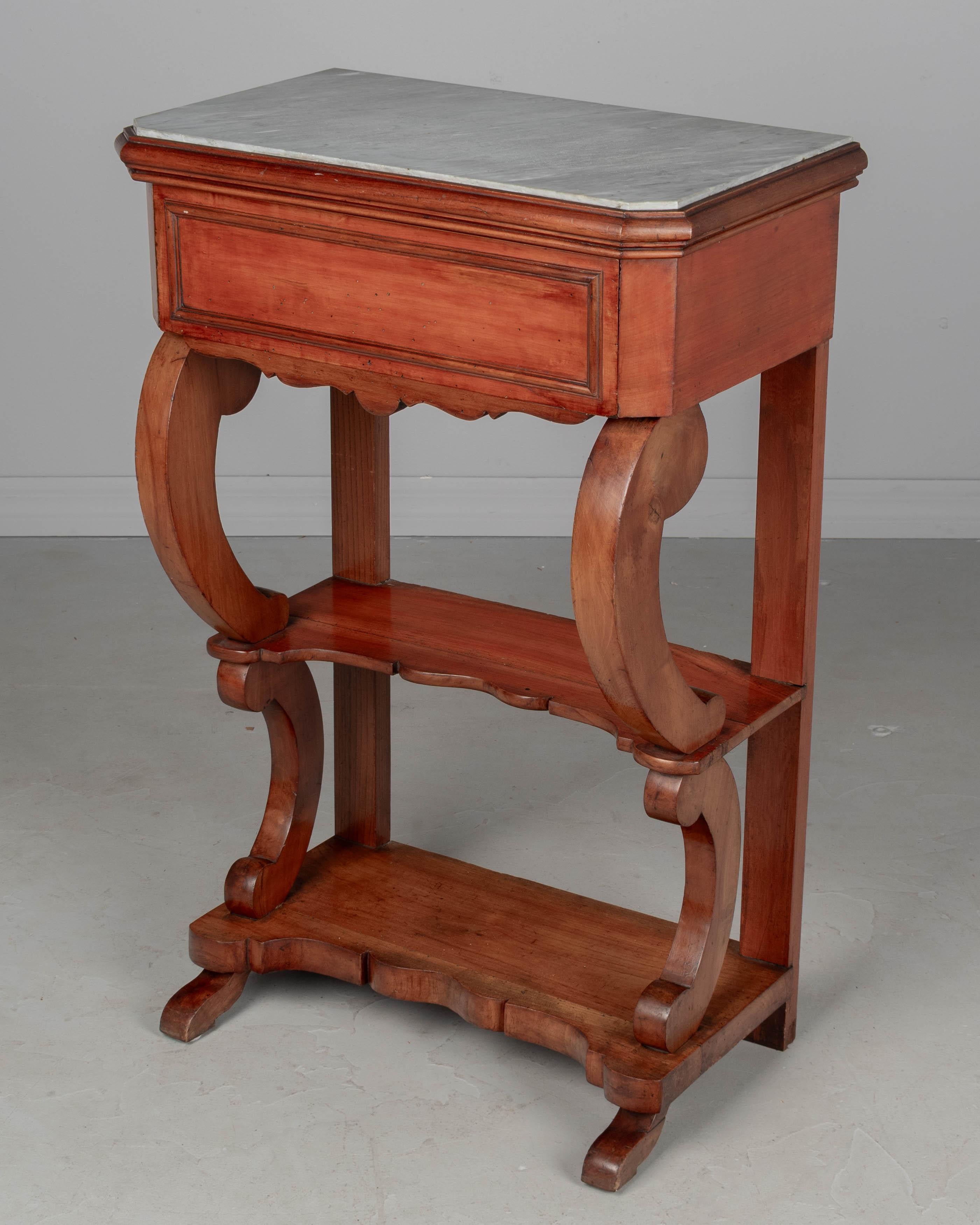 Hand-Crafted 19th Century Louis Philippe Console For Sale