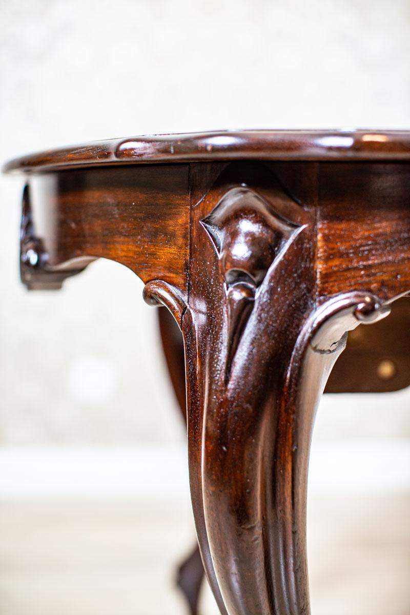 19th Century 19th-Century Louis Philippe Mahogany Extendable Dining Table in Shellac