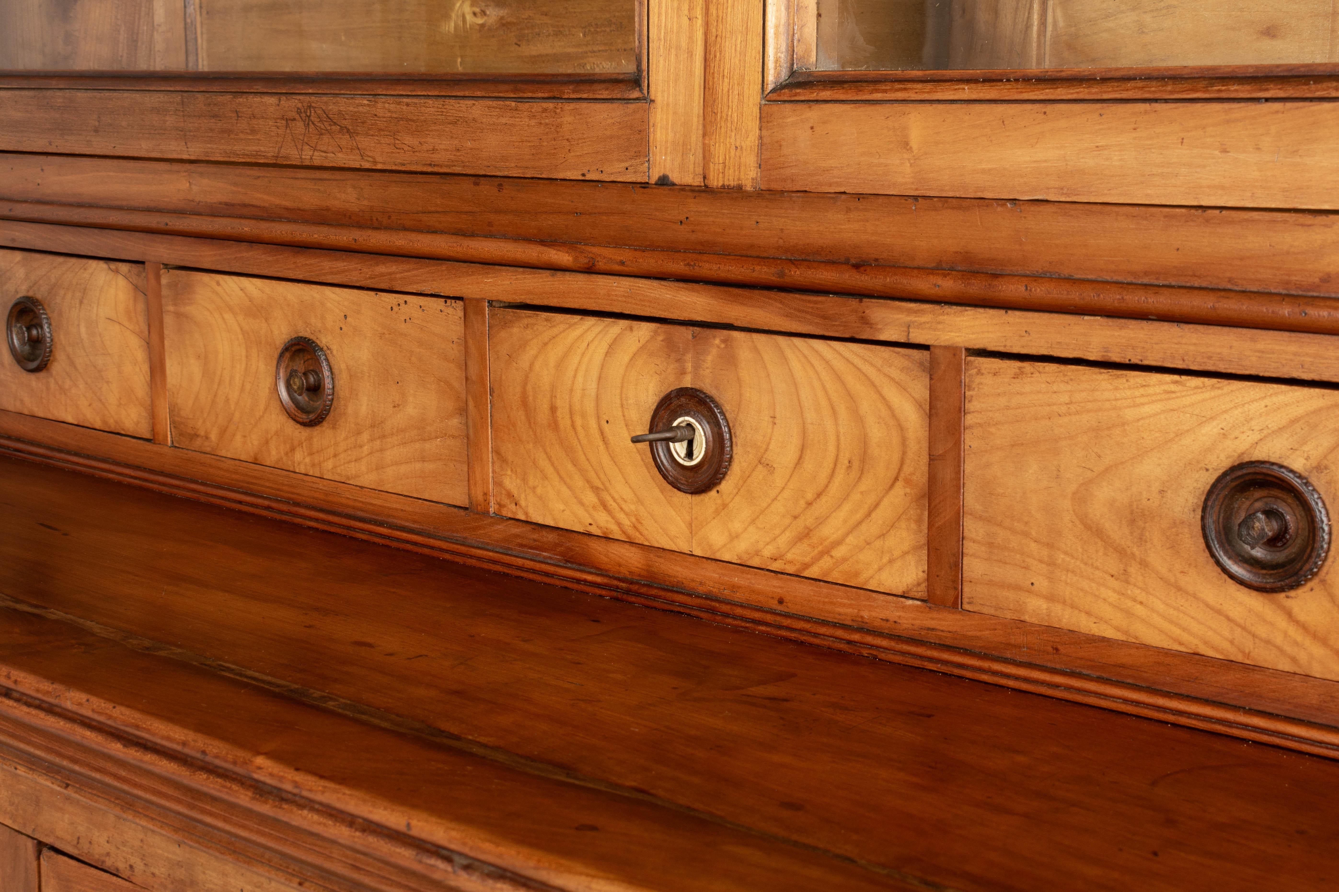 19th Century Louis Philippe Display Cabinet or Bibliotheque In Good Condition In Winter Park, FL