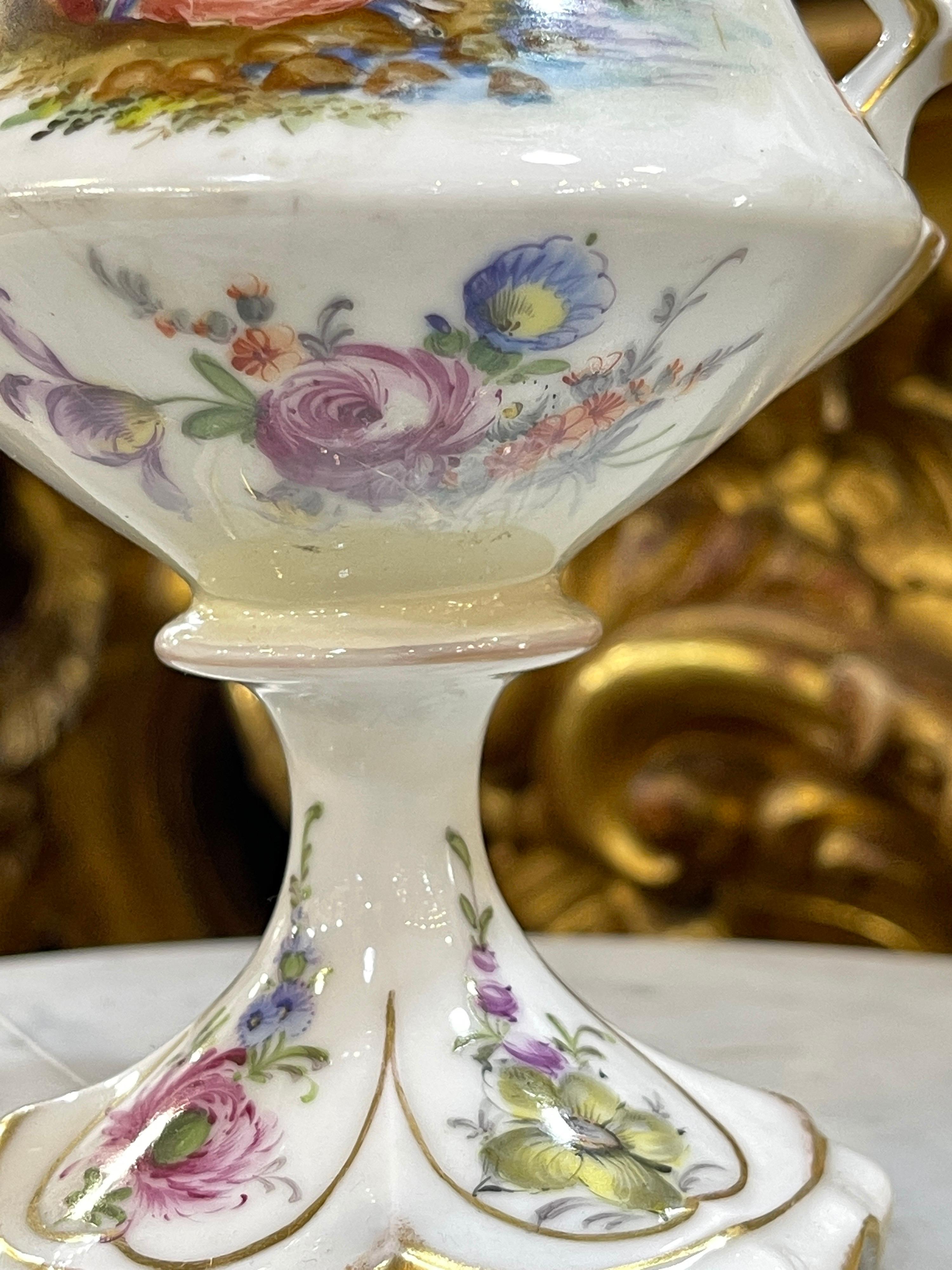 19th Century Louis Philippe Dresden Porcelain, 1850 5