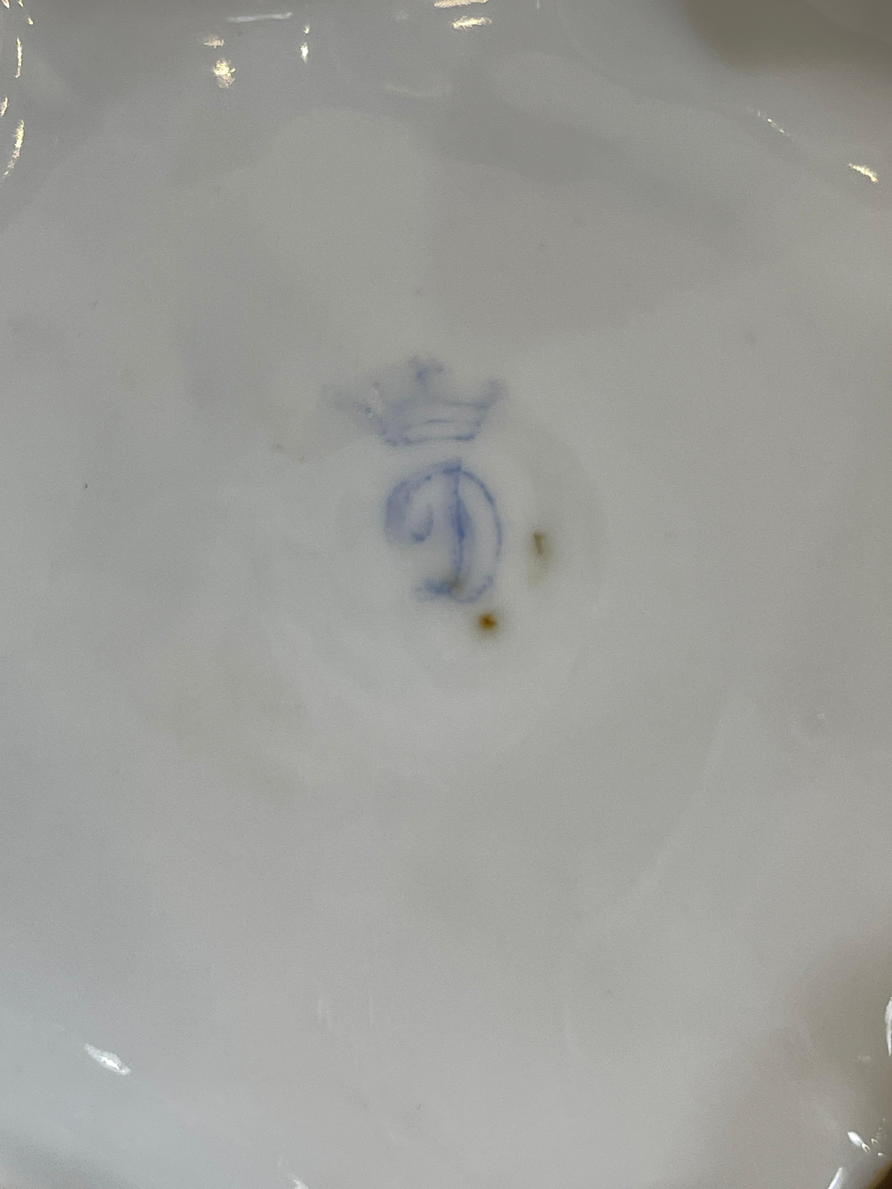 Porcellana Dresden Porcelain del XIX secolo, 1850 9
