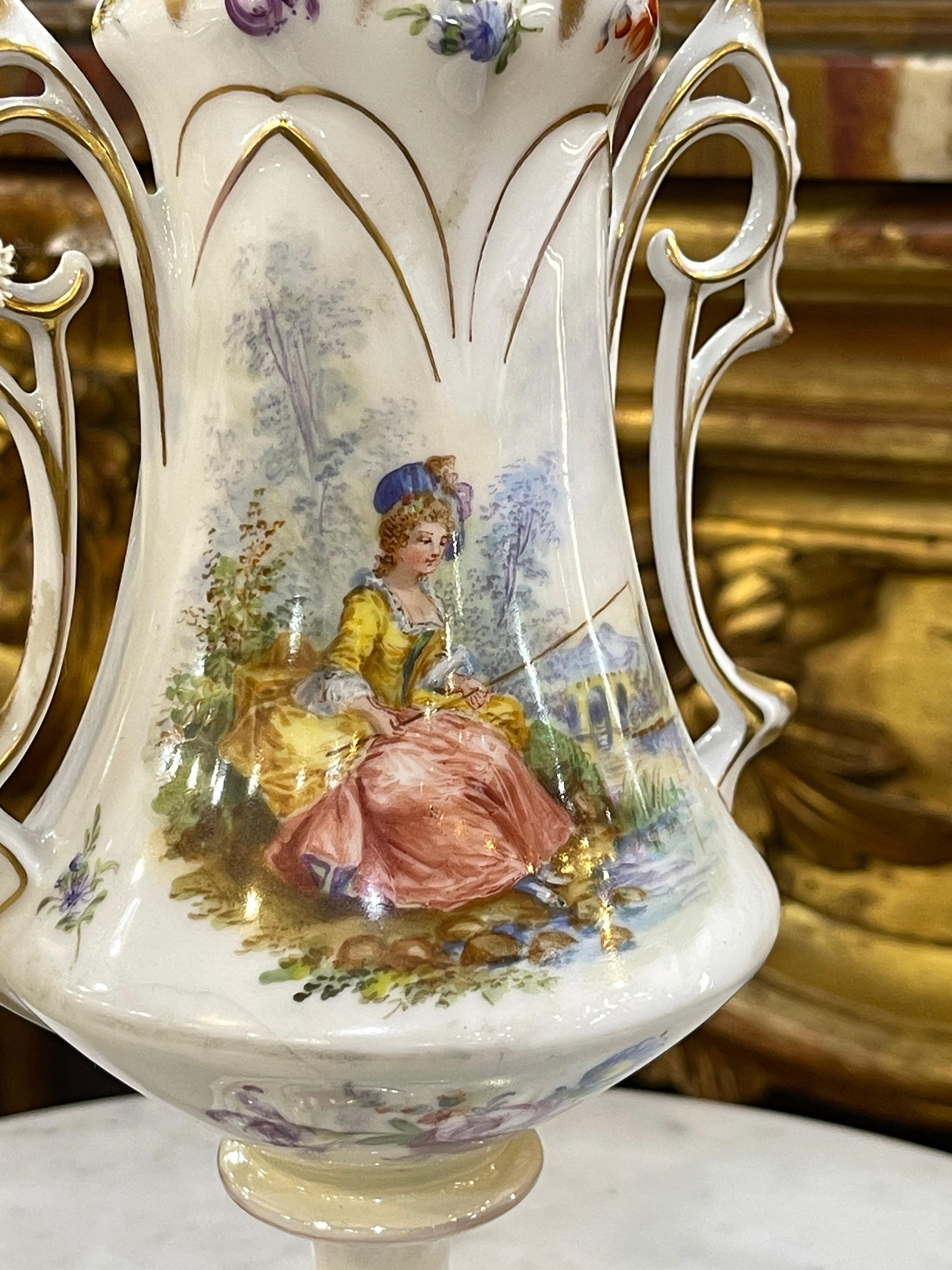 Mid-19th Century 19th Century Louis Philippe Dresden Porcelain, 1850