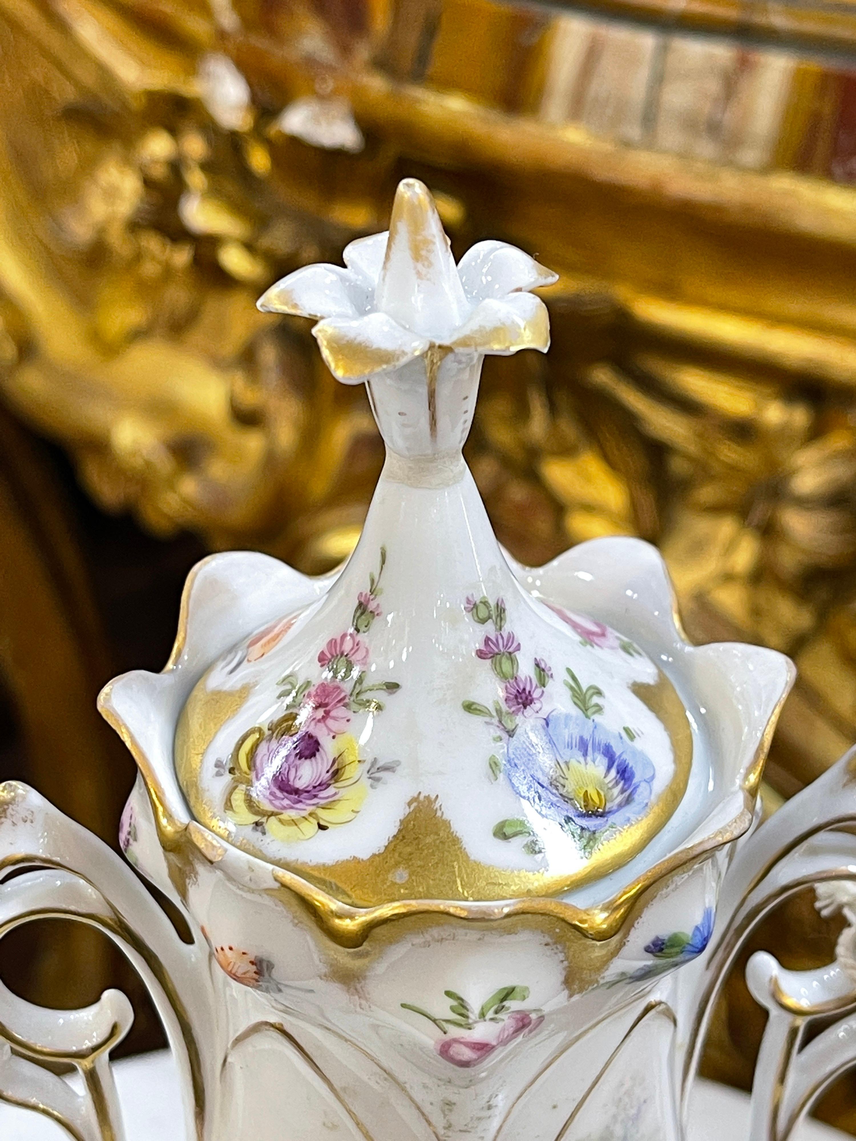 Porcellana Dresden Porcelain del XIX secolo, 1850 1