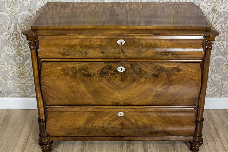 19th Century Louis Philippe Dresser Veneered With Gany