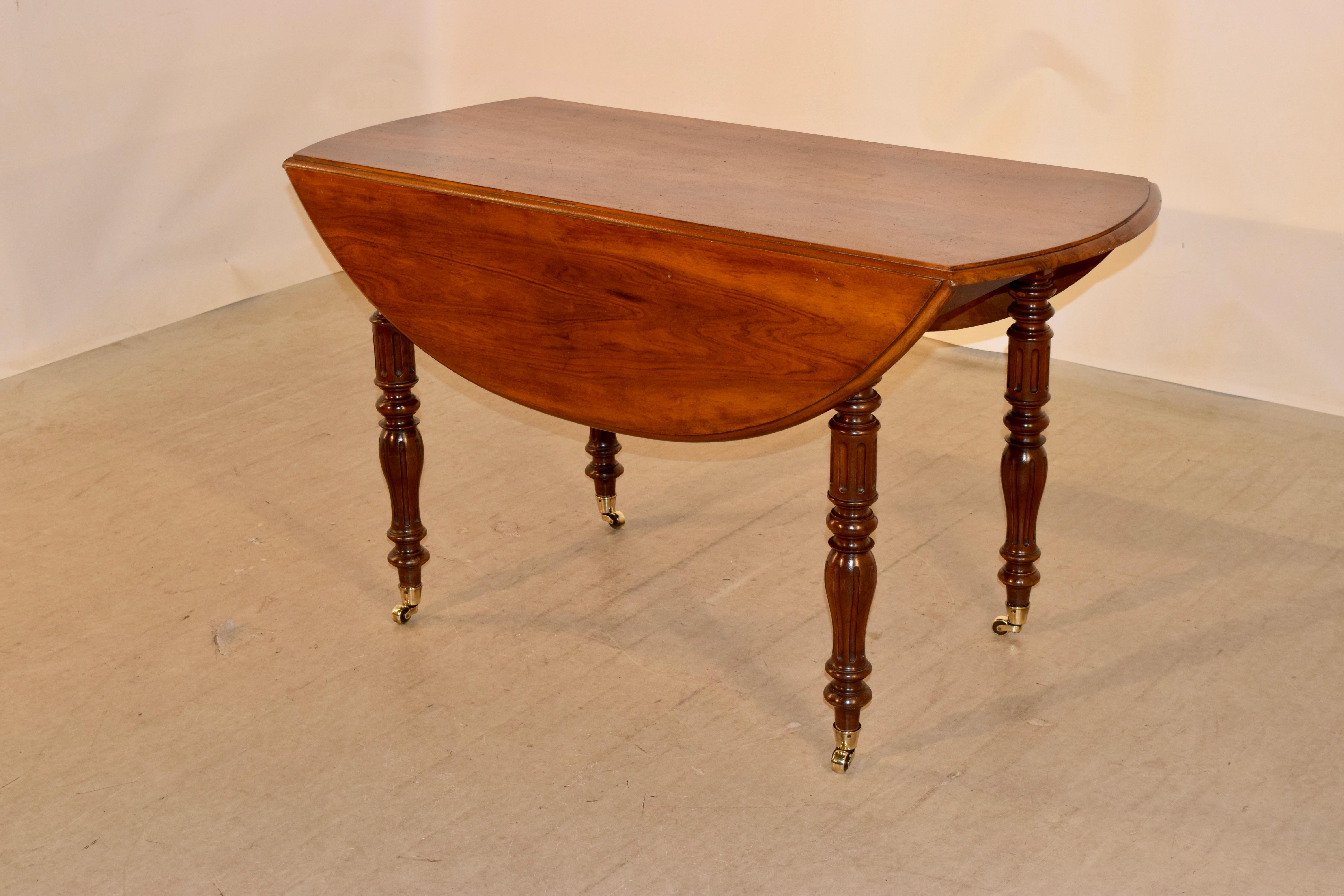 French 19th Century Louis Philippe Drop-Leaf Table