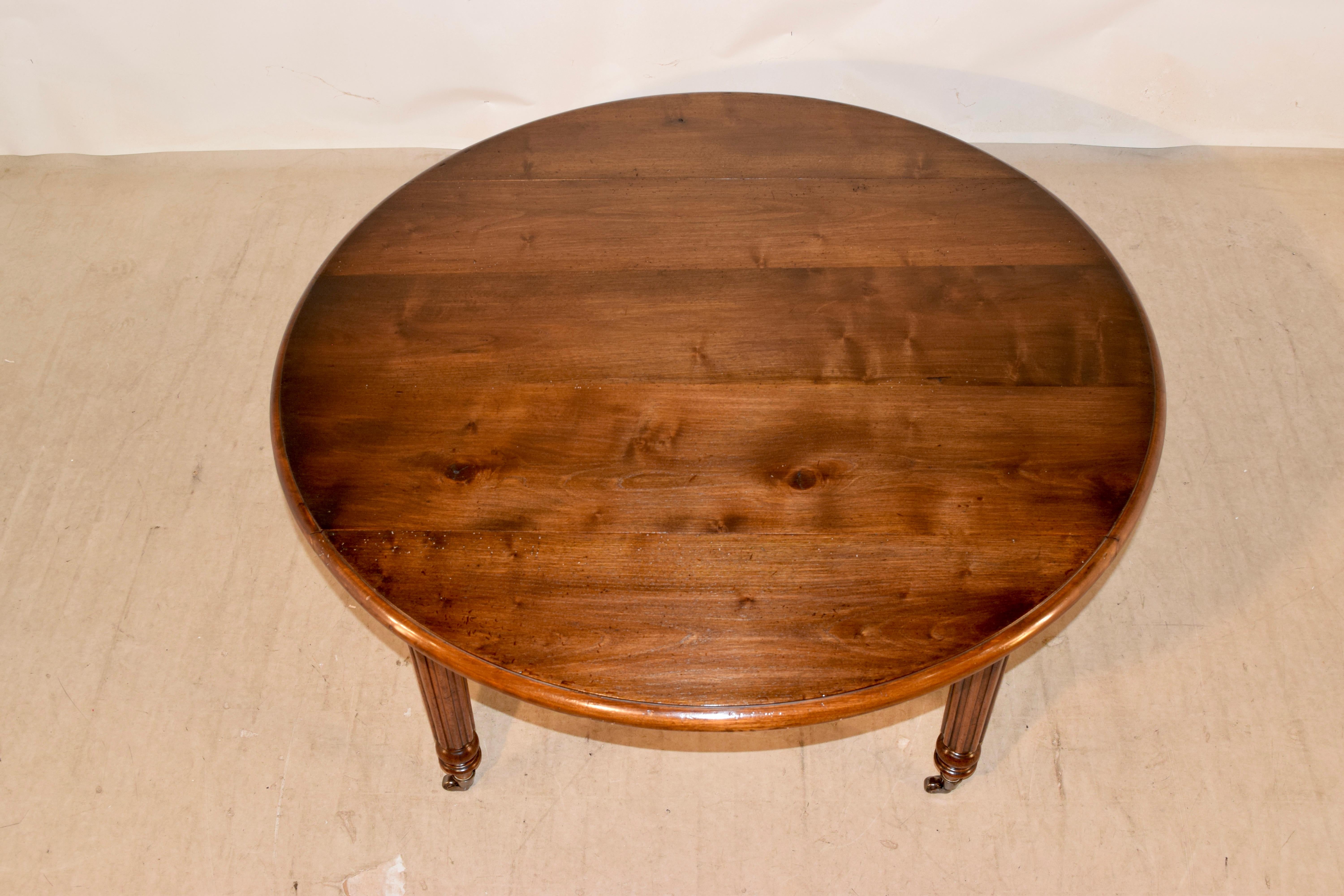 19th Century Louis Philippe Drop-Leaf Table 1