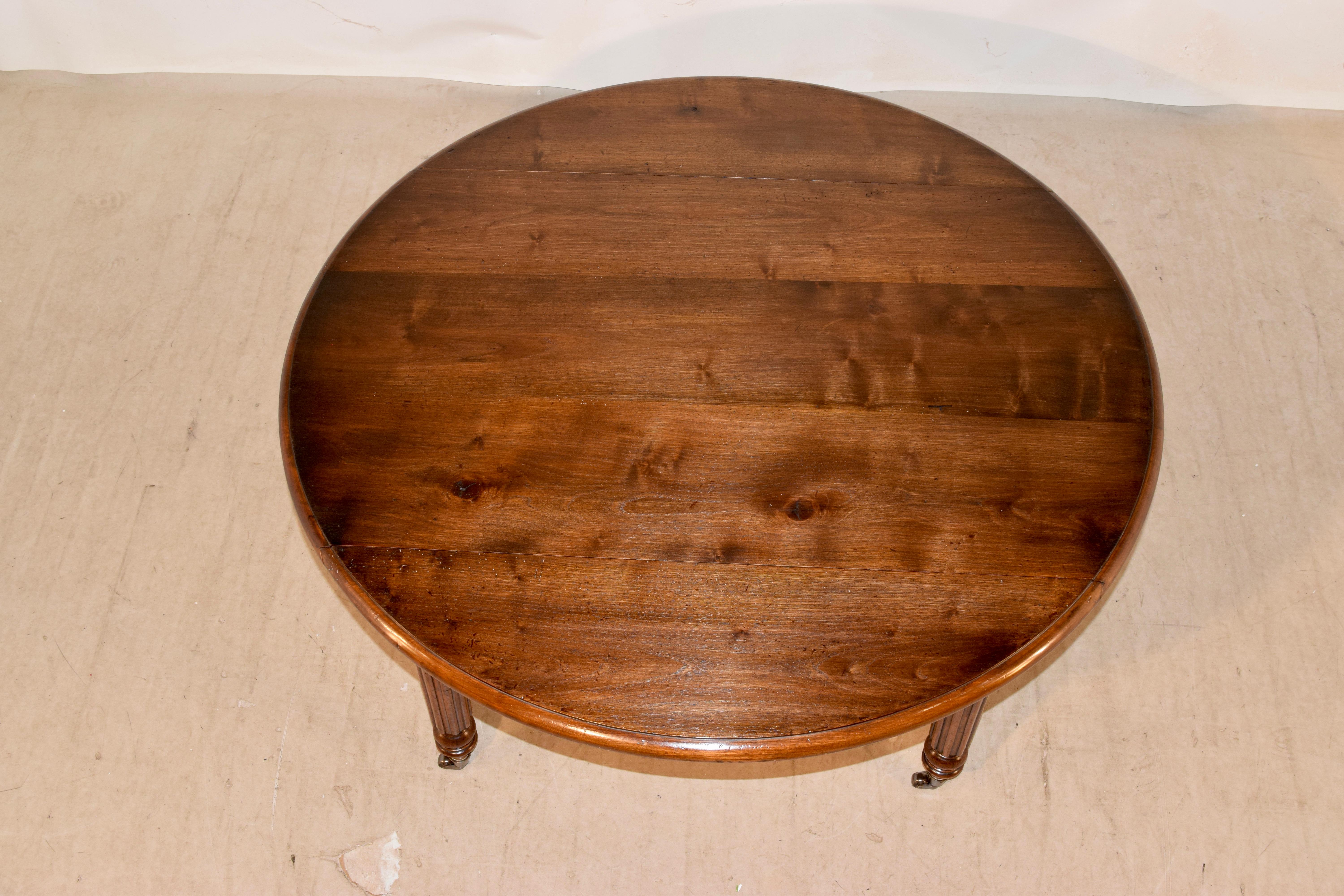 19th Century Louis Philippe Drop-Leaf Table 3
