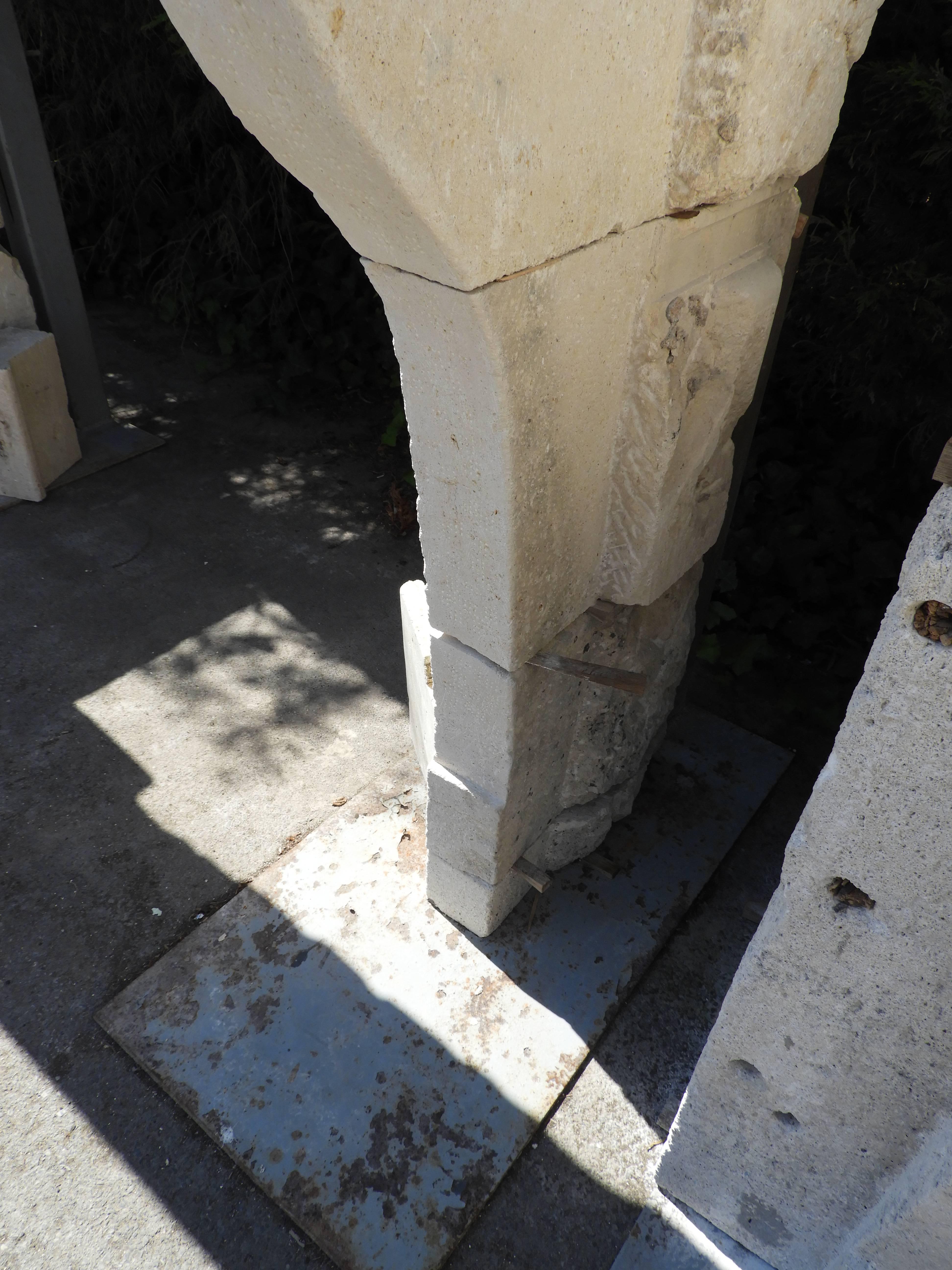 19th Century Louis Philippe Fireplace in Limestone For Sale 9